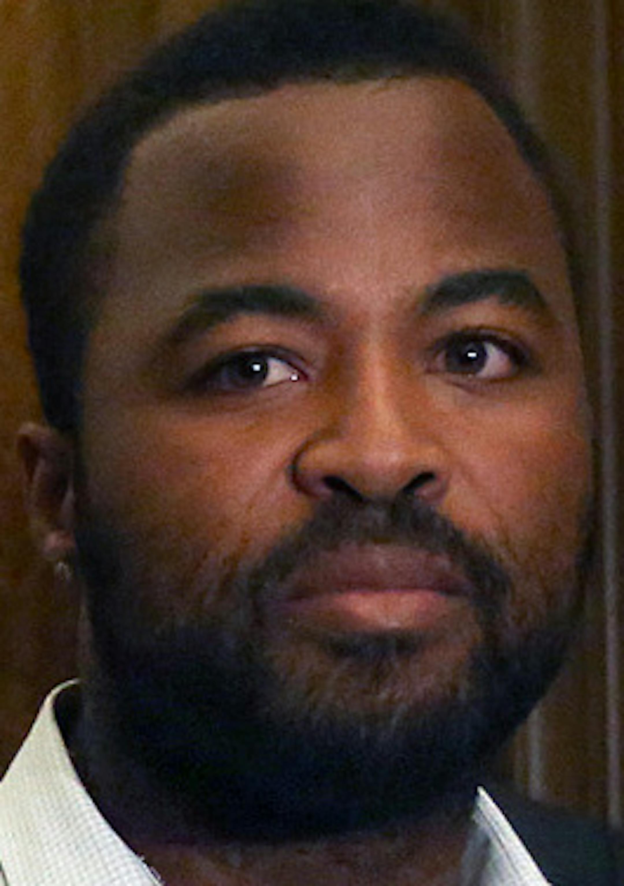 Rashad Turner, the leader of the St. Paul Black Lives Matter group (at mic stand), St. Paul Mayor Chris Coleman (middle) and Saint Paul Deputy Mayor, Kristin Beckmann appeared before members of the media following a meeting Thursday morning at the Mayorís office. ] JIM GEHRZ ï james.gehrz@startribune.com / Edina, MN / October 1, 2015 / 10:00 AM ñ BACKGROUND INFORMATION: St. Paul Mayor Chris Coleman meets with Rashad Turner, organizer of the St. Paul chapter of Black Lives Matter,
