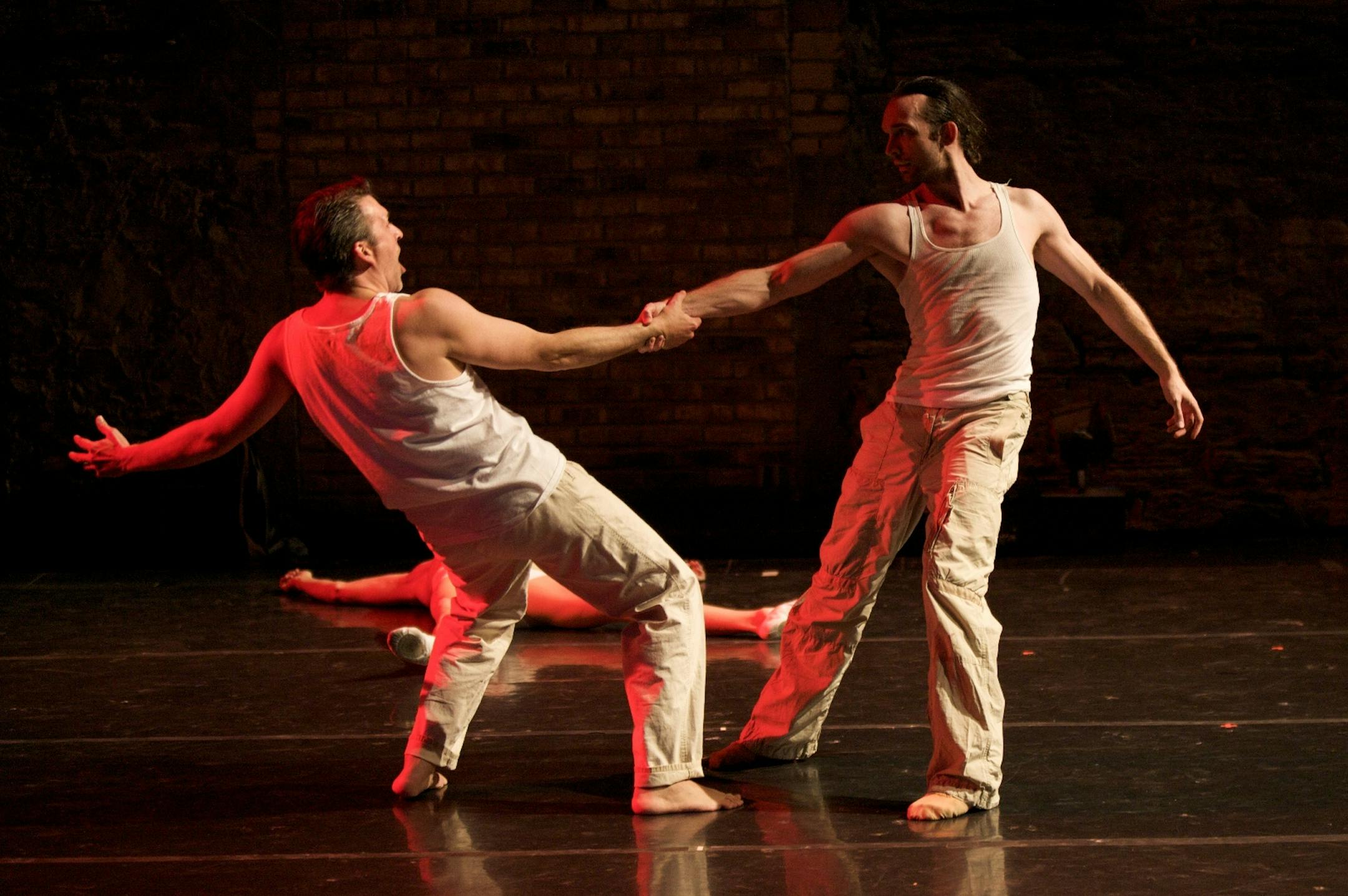 Vocalist Bradley Greenwald and MDT Company Member Sam Feipel in "Carmina Burana."