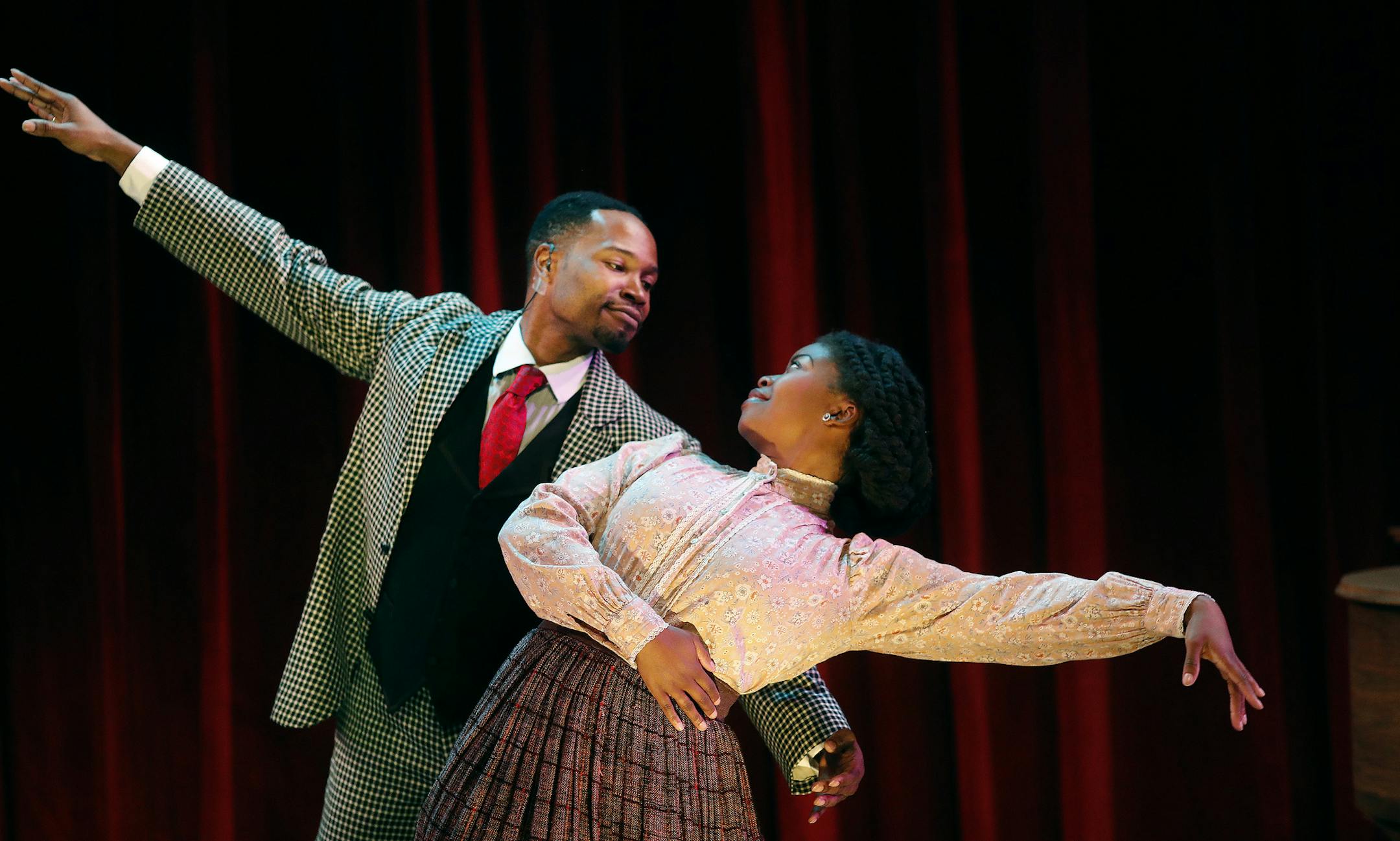 David L. Murray Jr. and Traci Allen Shannon in &#x201c;Ragtime.&#x201d;