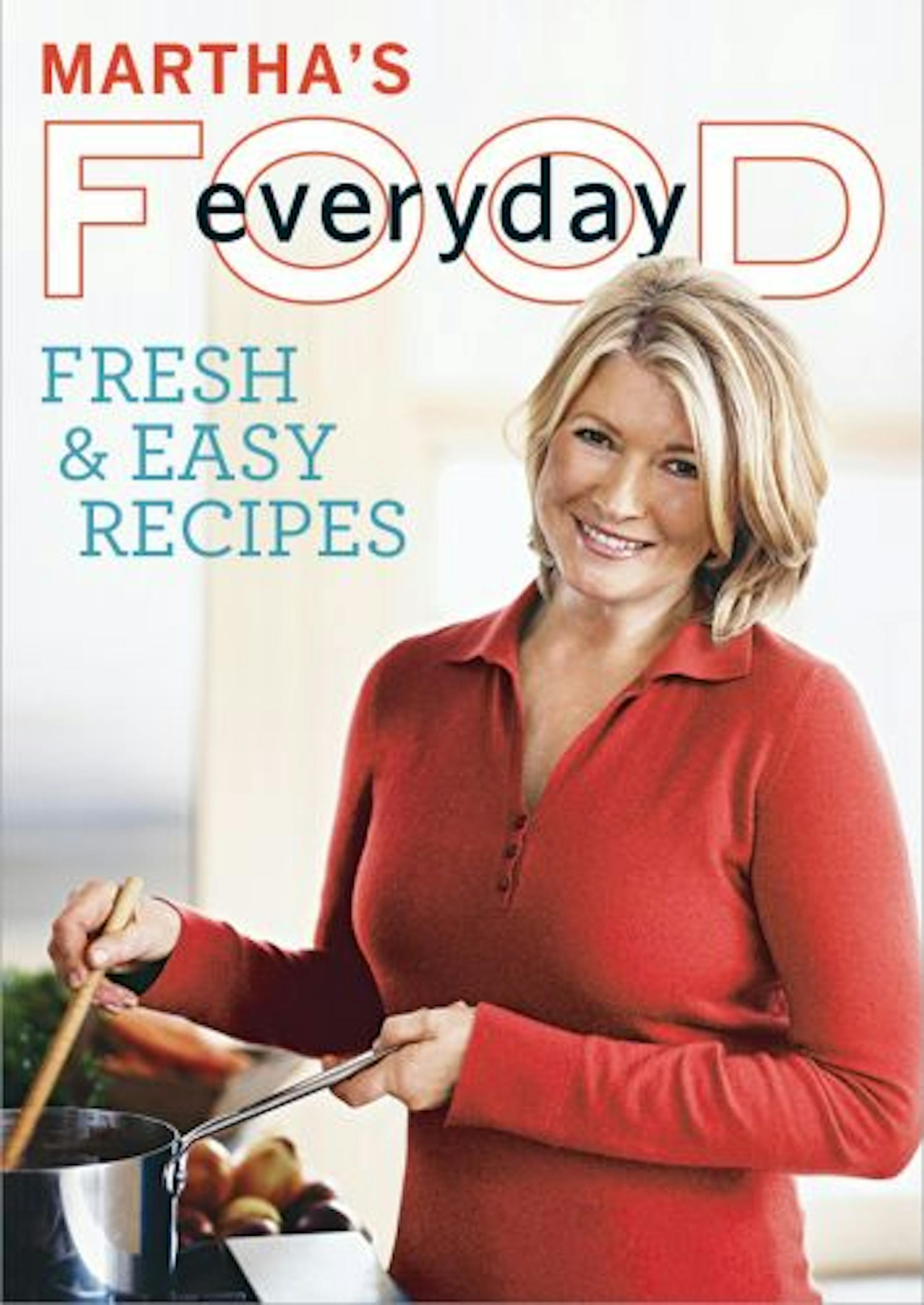 The cover for Martha's Everyday Food App.
