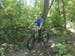 Anoka County Parks Director Jeff Perry rides on the new off-road track at the Rice Creek Chain of Lakes Regional Park near Lino Lakes and Centerville.
