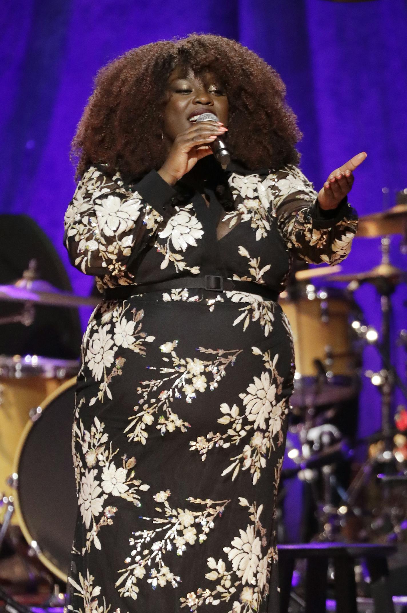 Yola performs during the Americana Honors & Awards show Wednesday, Sept. 11, 2019, in Nashville, Tenn. (AP Photo/Wade Payne) ORG XMIT: TNMH151