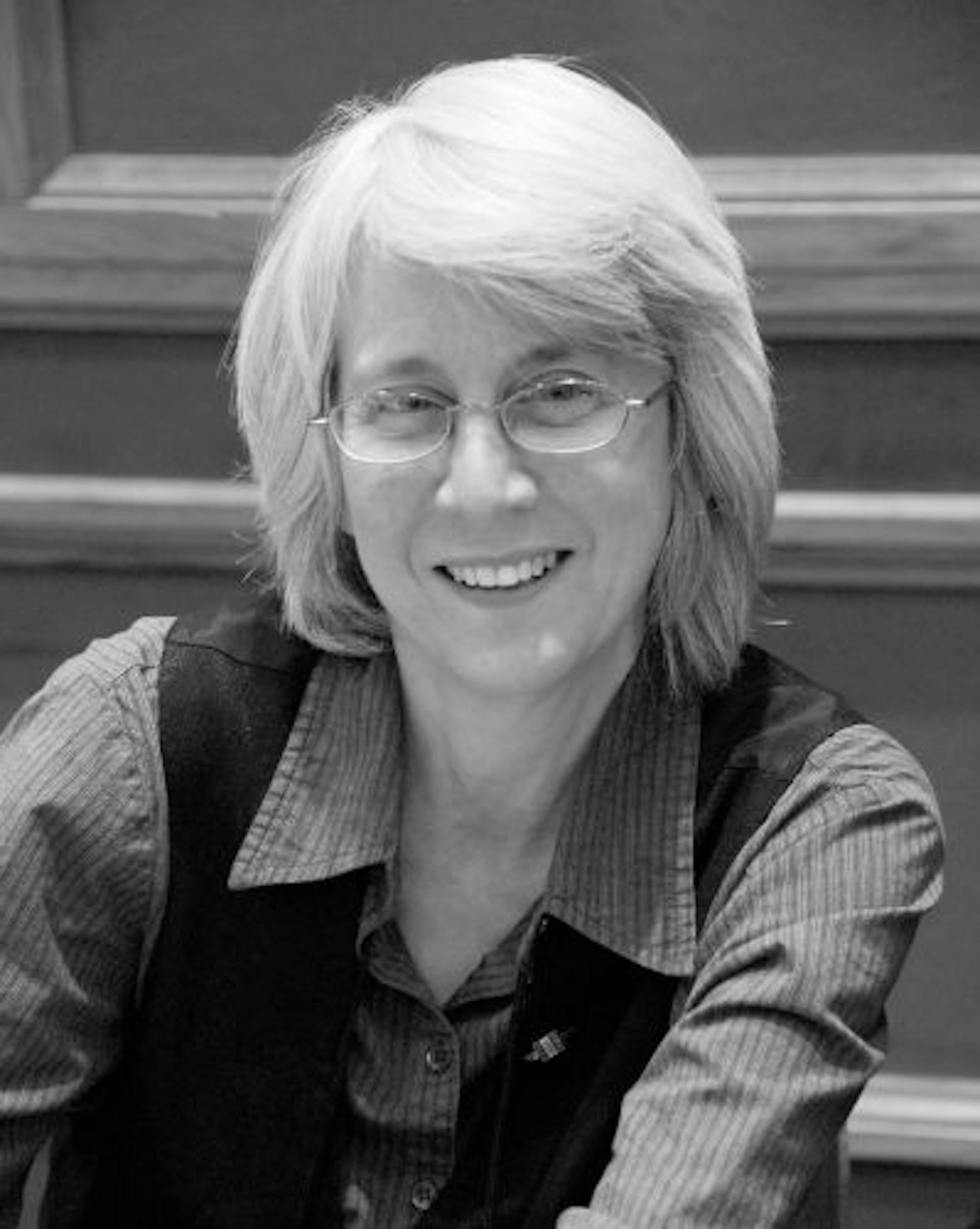 Barbara Fister, author of "Through the Cracks" and other mysteries. She's also a librarian at Gustavus.