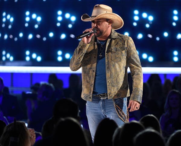 Jason Aldean performed at 2019’s Academy of Country Music Awards in Las Vegas. 