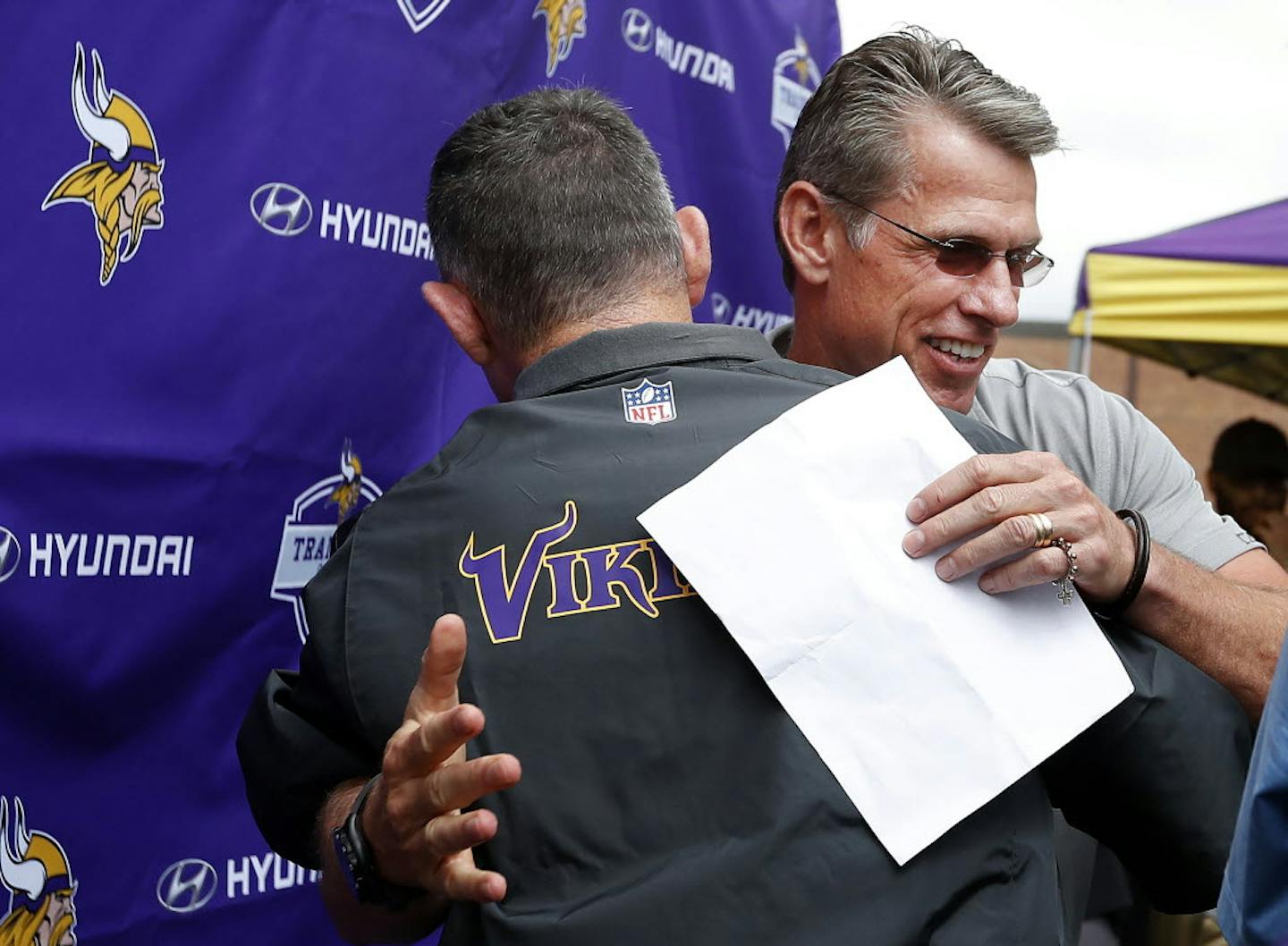 Both Vikings General Manager Rick Spielman and coach Mike Zimmer are under contract through the 2020 seasons after one-year options were exercised for each this offseason.