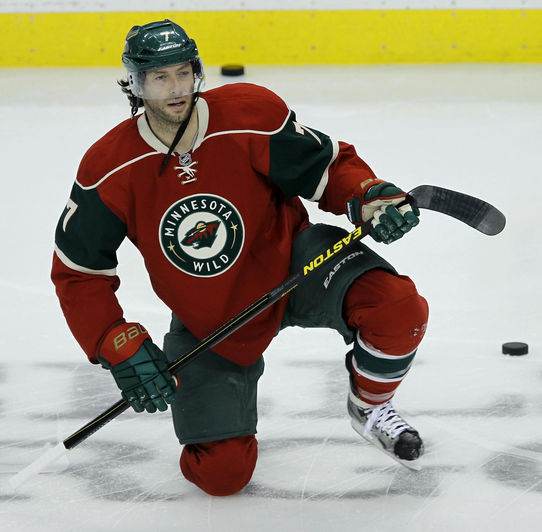 Matt Cullen, shown in his last appearance on April 1, returned to the lineup Monday. He had an assist and was plus-2 in the 4-3 victory over Calgary.