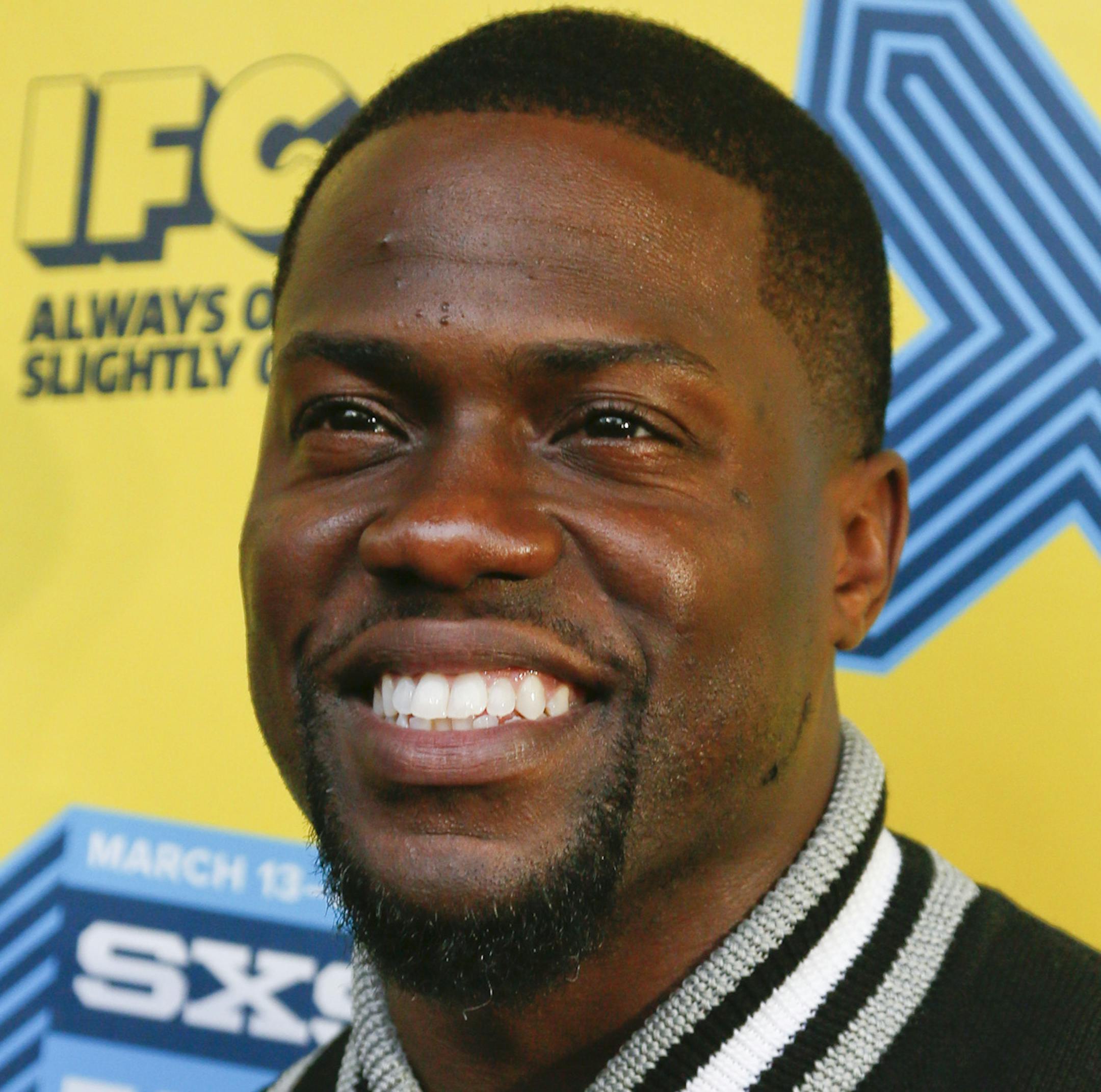 Kevin Hart arrives for the world premiere of "Get Hard" during the South by Southwest Film Festival on Monday, March 16, 2015, in Austin, Texas. (Photo by Jack Plunkett/Invision/AP)