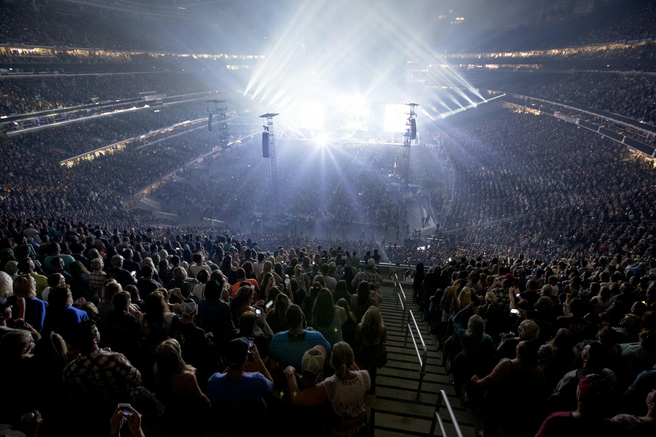 Luke Bryan performed at US Bank Stadium.