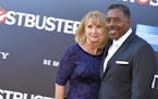 Ernie Hudson and his wife, Linda Kingsberg, attended last week's premiere of "Ghostbusters."