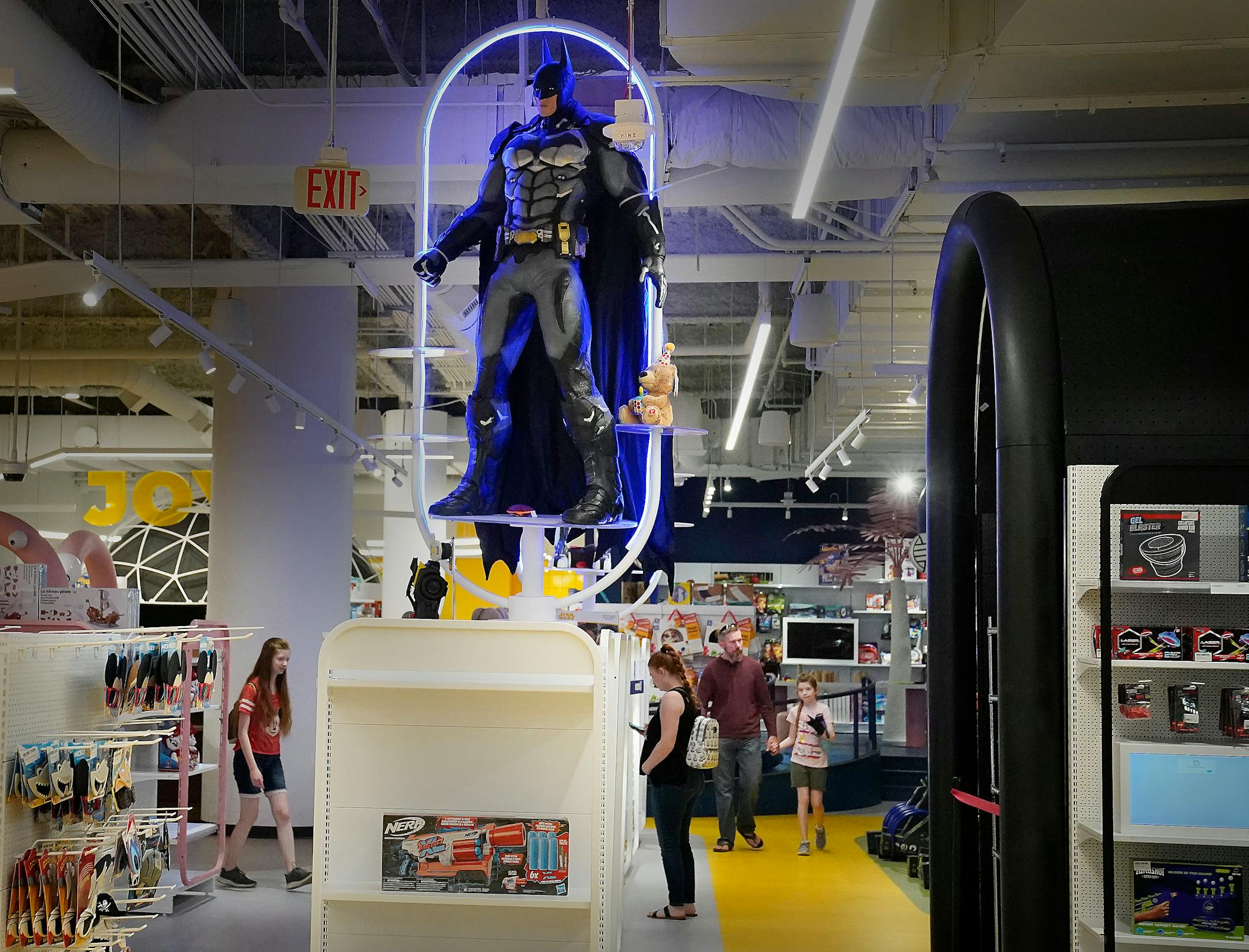 Shoppers at HeyJoy Toy Store on Wednesday, Sept. 14, 2022, at the Mall of America in Bloomington.