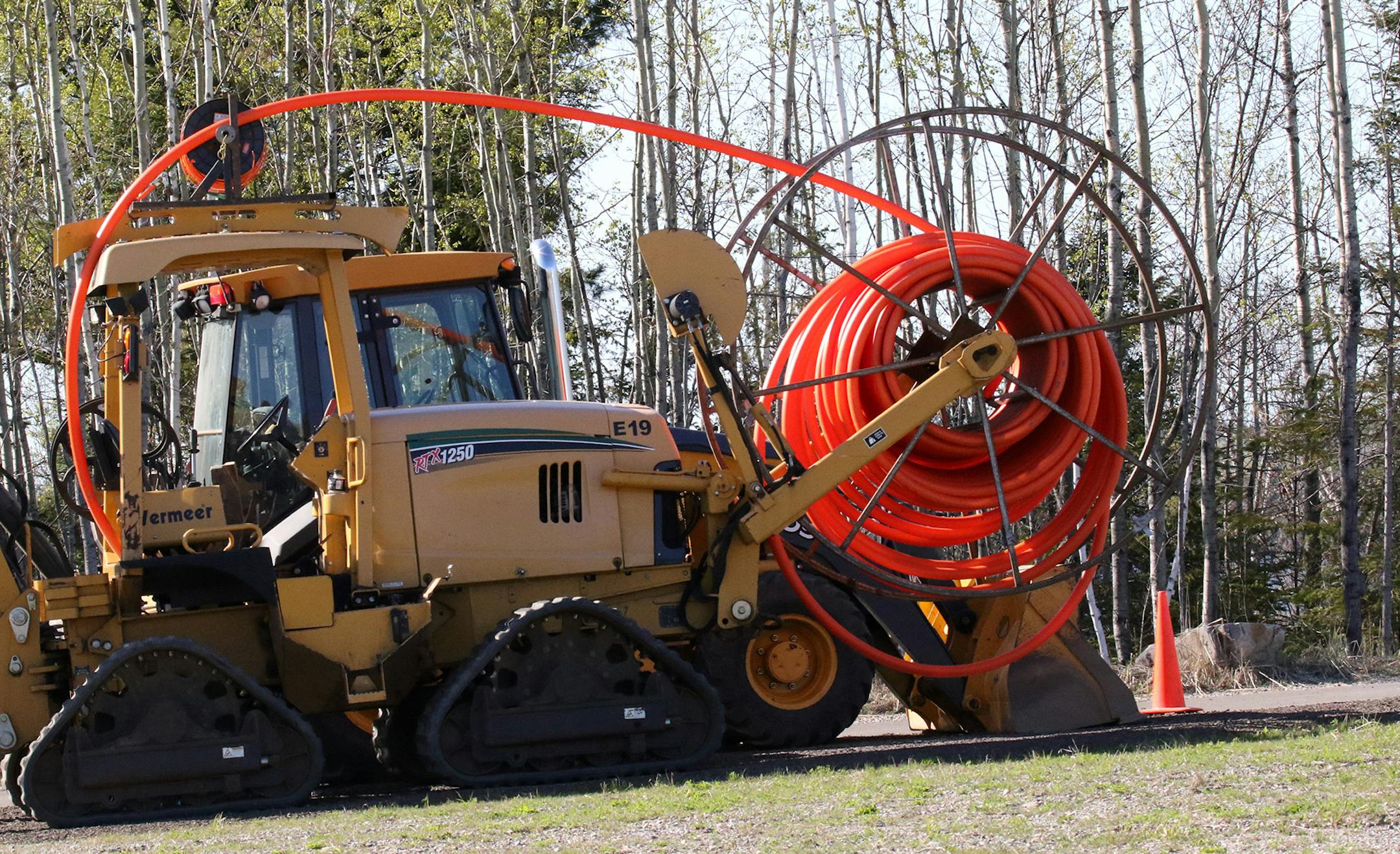 On a bluff overlooking Lake Vermilion, crews last week were installing fiber optic cable in the first campground to be built at Lake Vermilion-Soudan Underground Mine State Park. The installation will support wireless internet service -- an amenity that may help draw new people into state park camping. The campground is expected to open by late summer 2017.