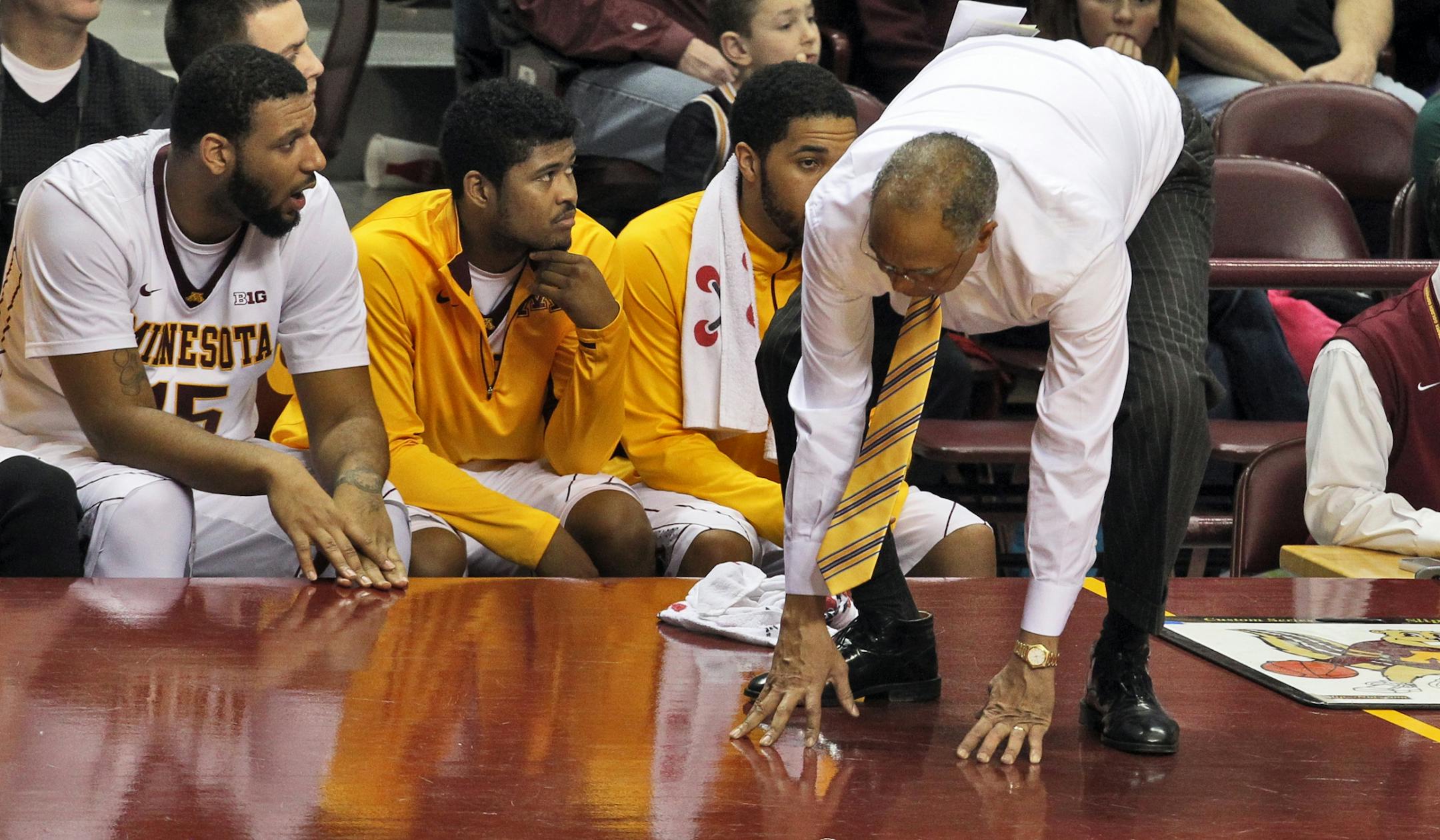Tubby Smith's Gophers men's basketball team, which had been ranked in the Associated Press poll since Nov. 26 and spent 11 consecutive weeks in the national Top 25, dropped out in the latest poll released Monday.