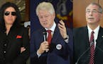 From left, Gene Simmons of KISS, former President Bill Clinton and Hennepin County Attorney Mike Freeman may find themselves illustrating this phenome