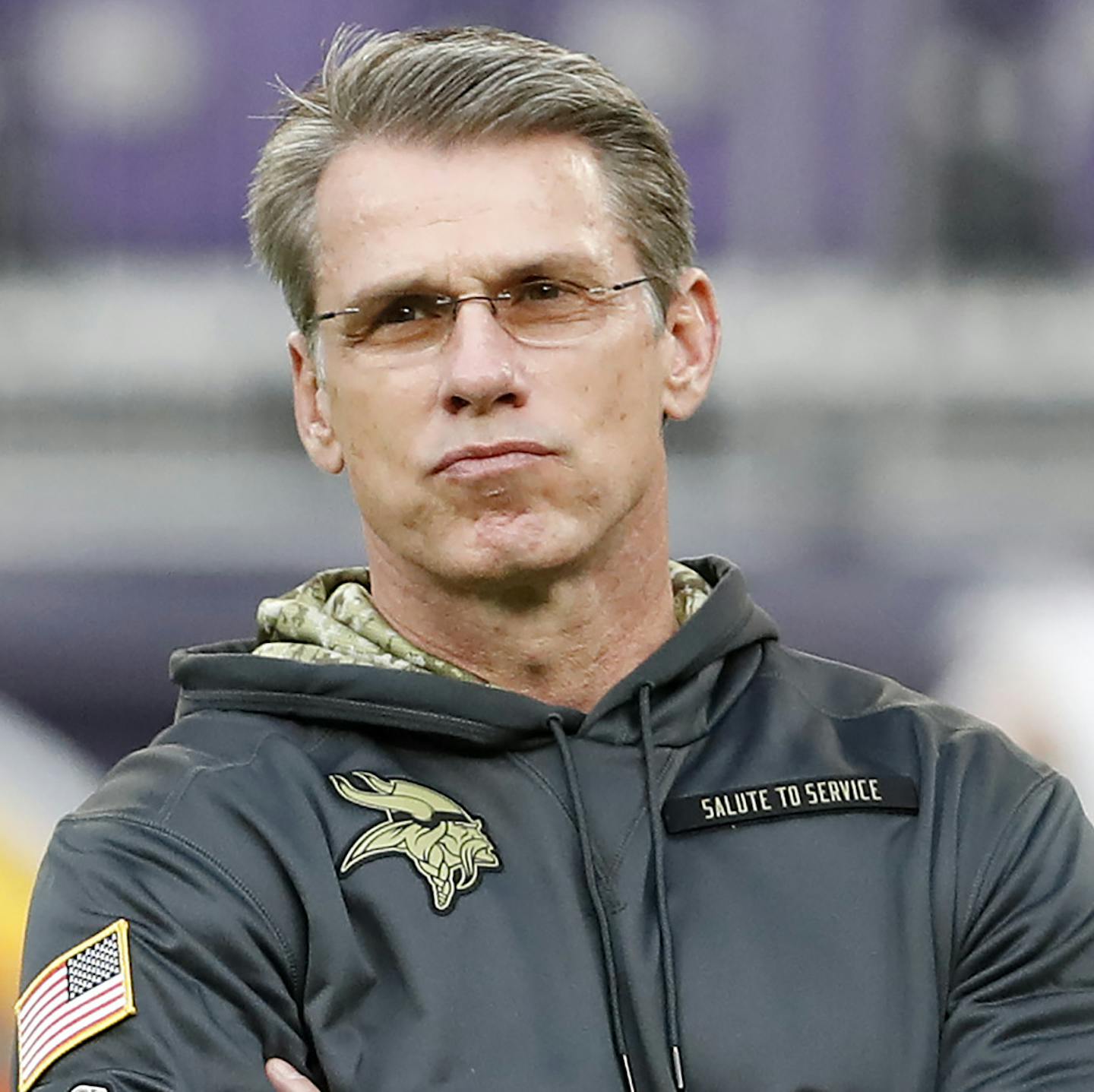 Minnesota Vikings general manager Rick Spielman and quarterback Sam Bradford. ] CARLOS GONZALEZ cgonzalez@startribune.com - November 6, 2016, Minneapolis, MN, US Bank Stadium, NFL, Minnesota Vikings vs. Detroit Lions