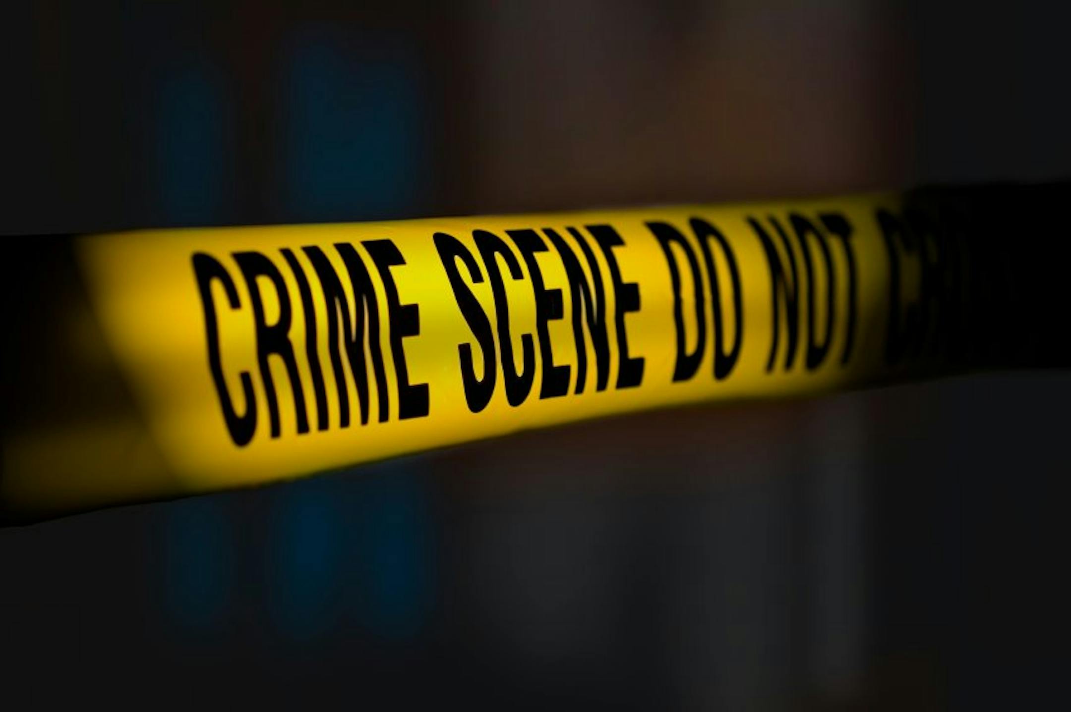 Photo: Crime scene tape.