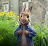 A scene from "Peter Rabbit."