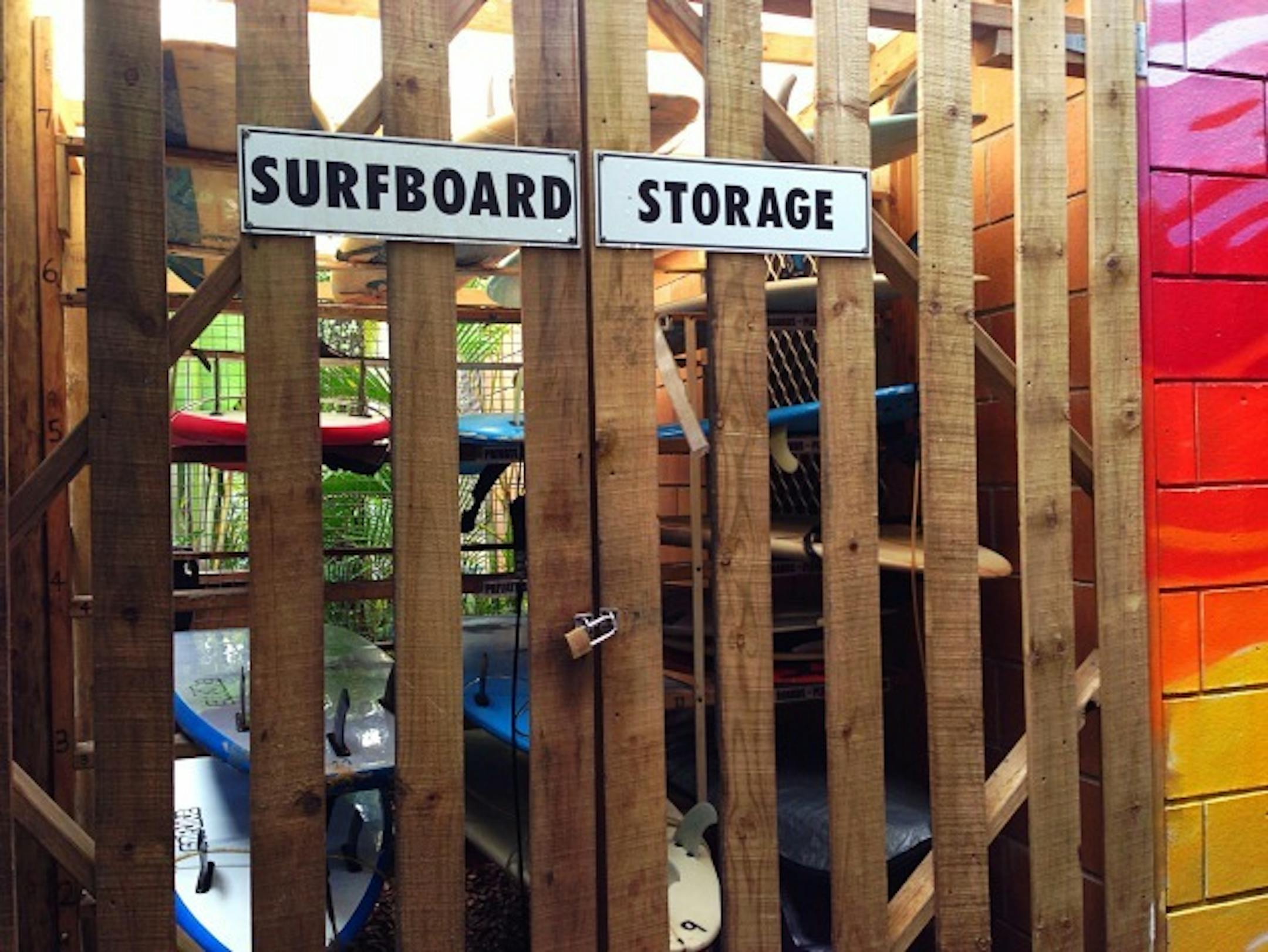 Surf Cabinet at Hostel