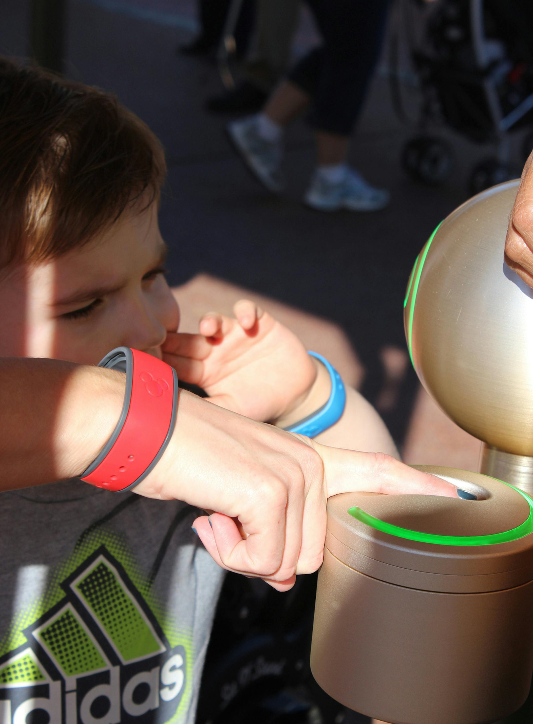The Magic Band gets you entrance to the Disney World parks and fits all ages. (Ellen Creager/Detroit Free Press/TNS)