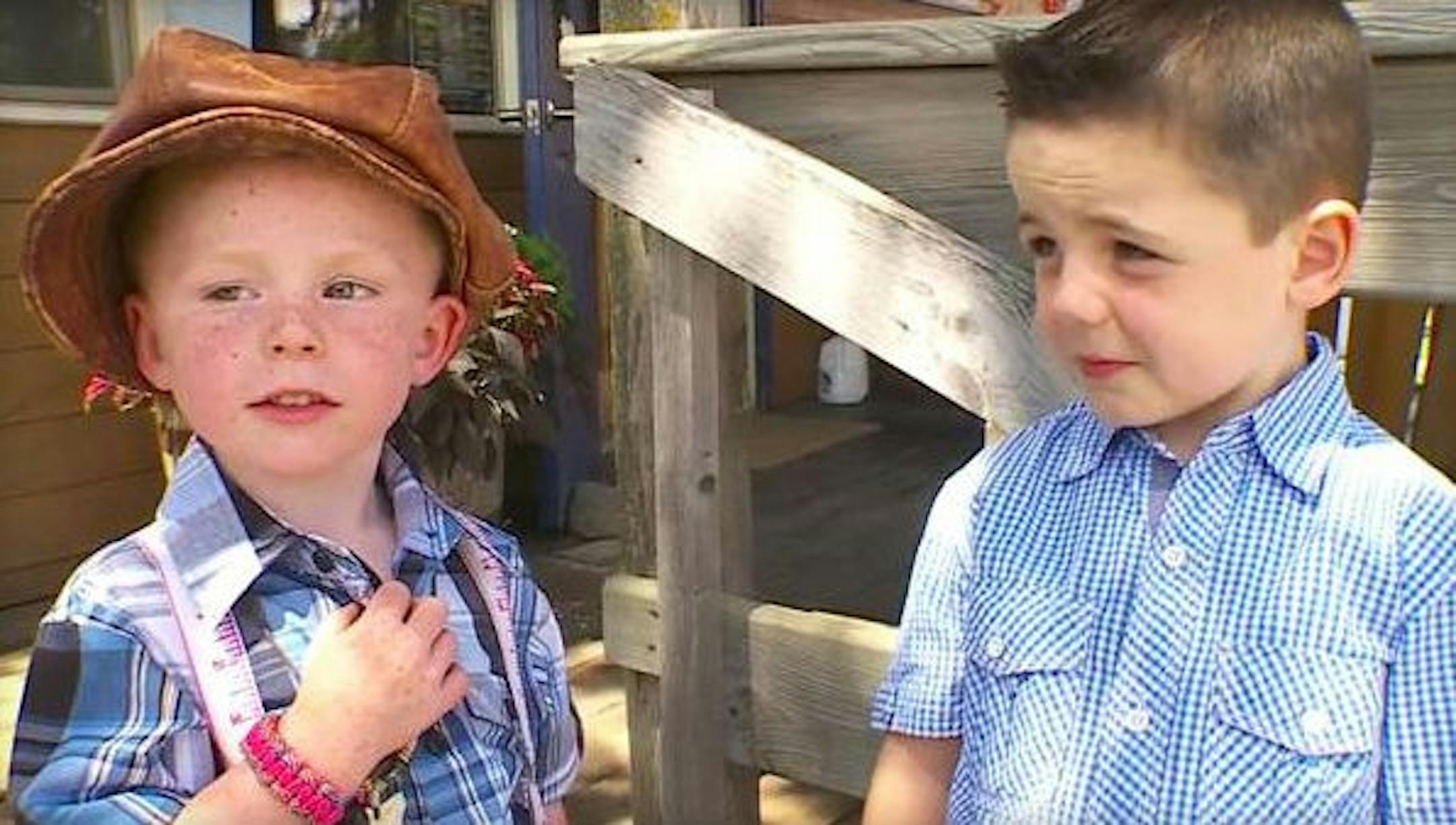 James Tufts, left, and his brother, Bobby Tufts.