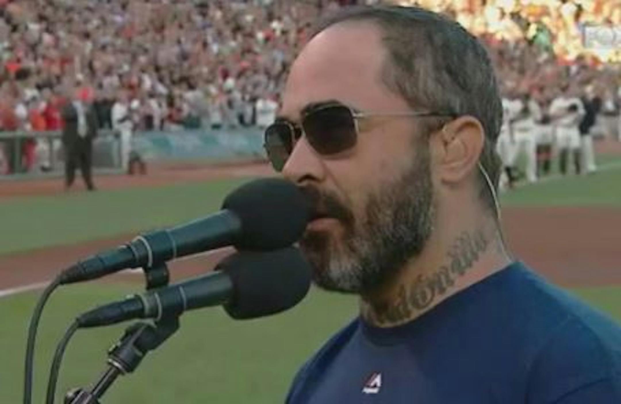 Staind singer Aaron Lewis.