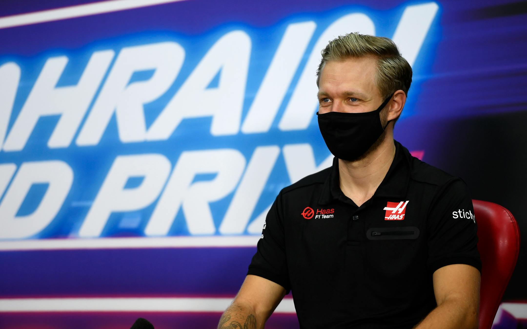 Haas driver Kevin Magnussen of Denmark