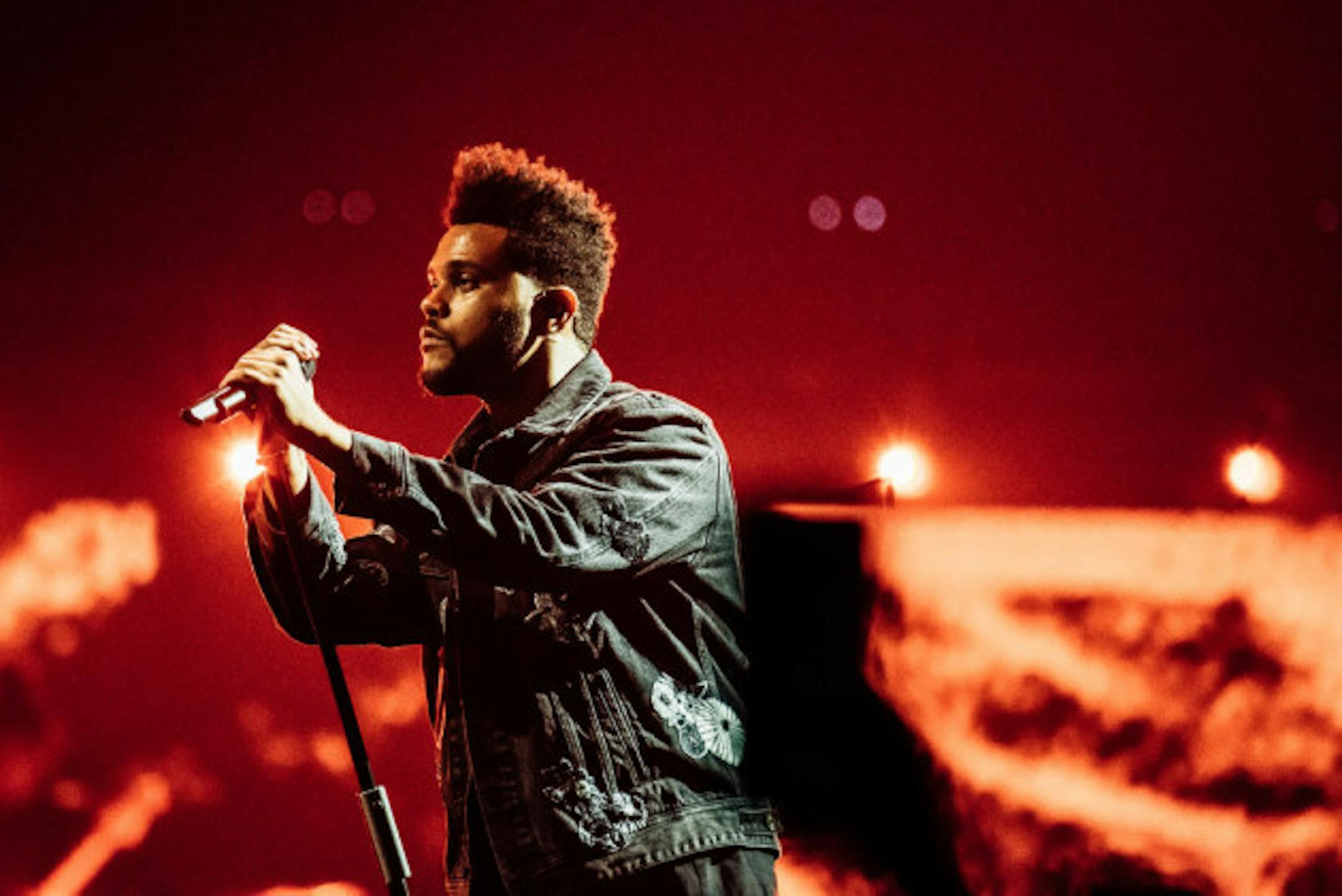 The Weeknd packed Barclays Center in New York two weekends ago before heading to Bonnaroo last weekend. / Nina Westervelt, New York Times