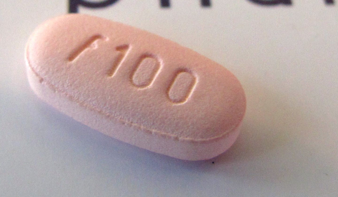 In this June 22, 2015, photo, a tablet of flibanserin sits on a brochure for Sprout Pharmaceuticals in the company's Raleigh, N.C., headquarters. Sprout soon may succeed where many of the world&#xed;s largest pharmaceutical companies have failed: in winning Food and Drug Administration approval for flibanserin, dubbed Addyi, the first drug to boost women&#xed;s sexual desire. (AP Photo/Allen G. Breed)