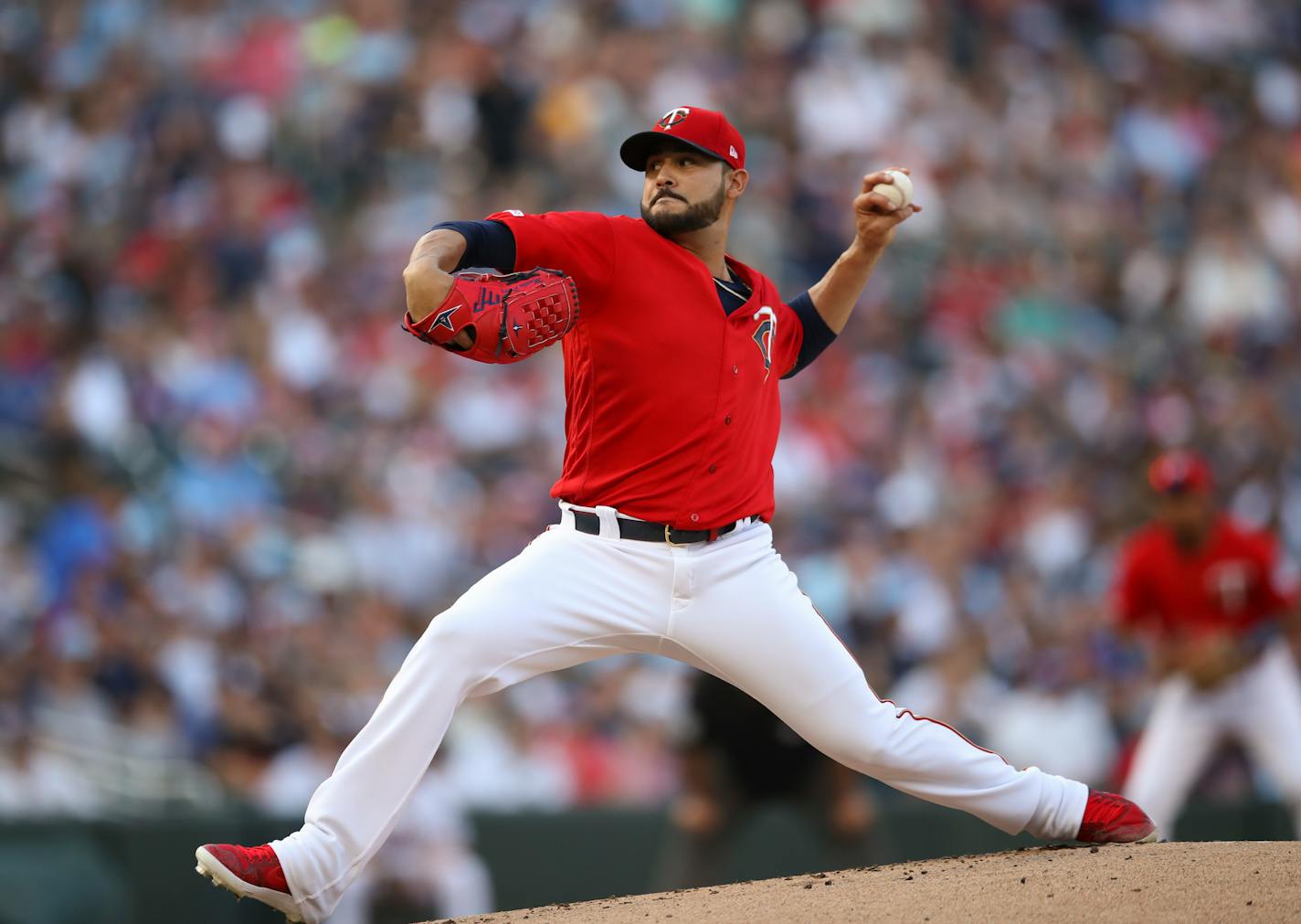 Twins starting pitcher Martin Perez