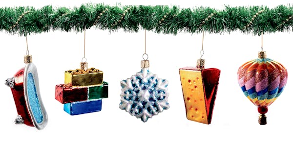 Photos by Jerry Holt; ornaments from Callisters Christmas