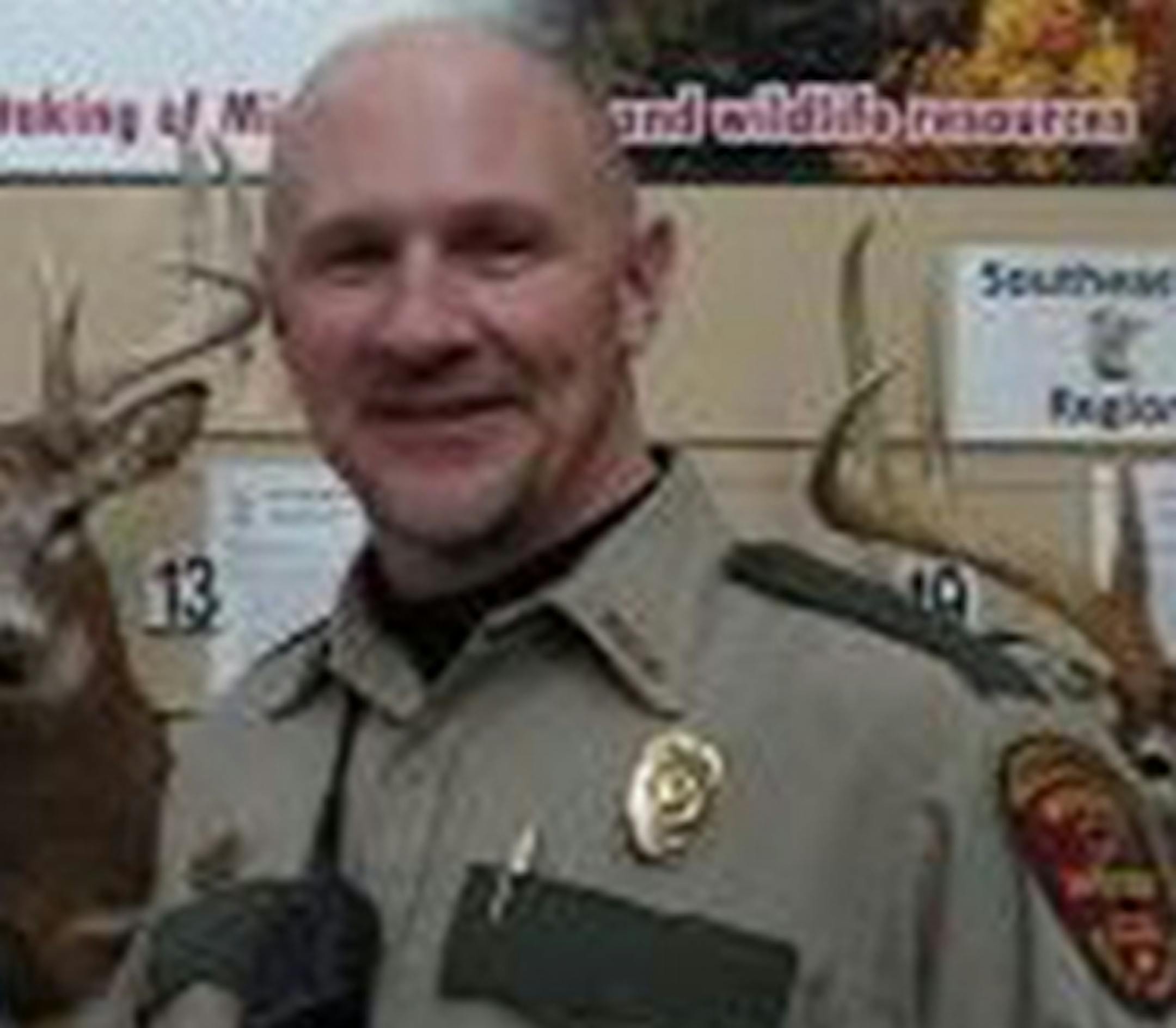 "I was so physically exhausted I thought I was going to throw up," conservation officer Kipp Duncan said of last Tuesday's 30-minute battle with a young doe trapped in a Duluth-area home's basement.