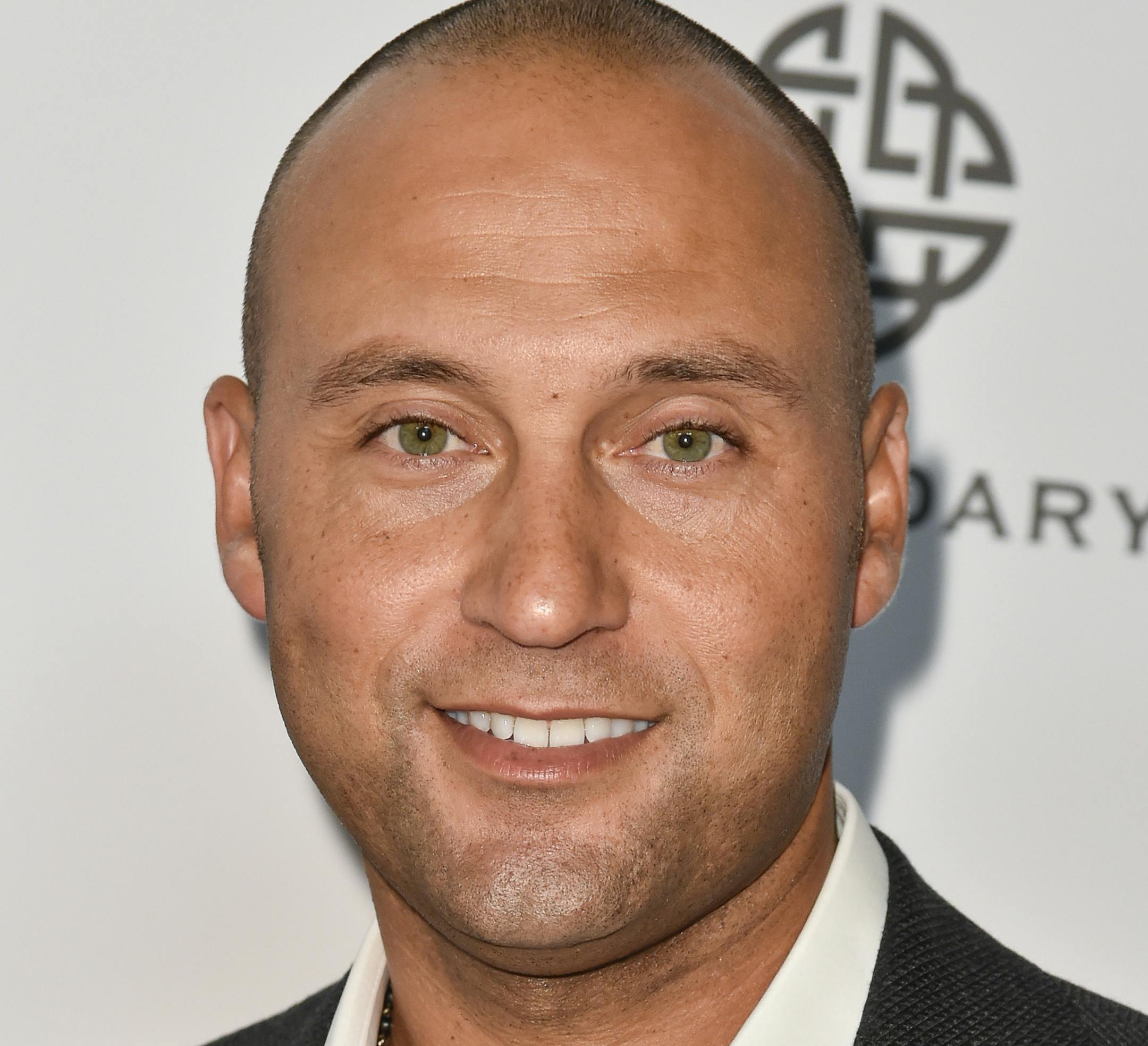 Derek Jeter arrives at the 15th Annual Harold and Carole Pump Foundation Gala held at the Hyatt Regency Century Plaza, on Friday, August 7, 2015, in Los Angeles. (Photo by Rob Latour/Invision/AP) ORG XMIT: INVW