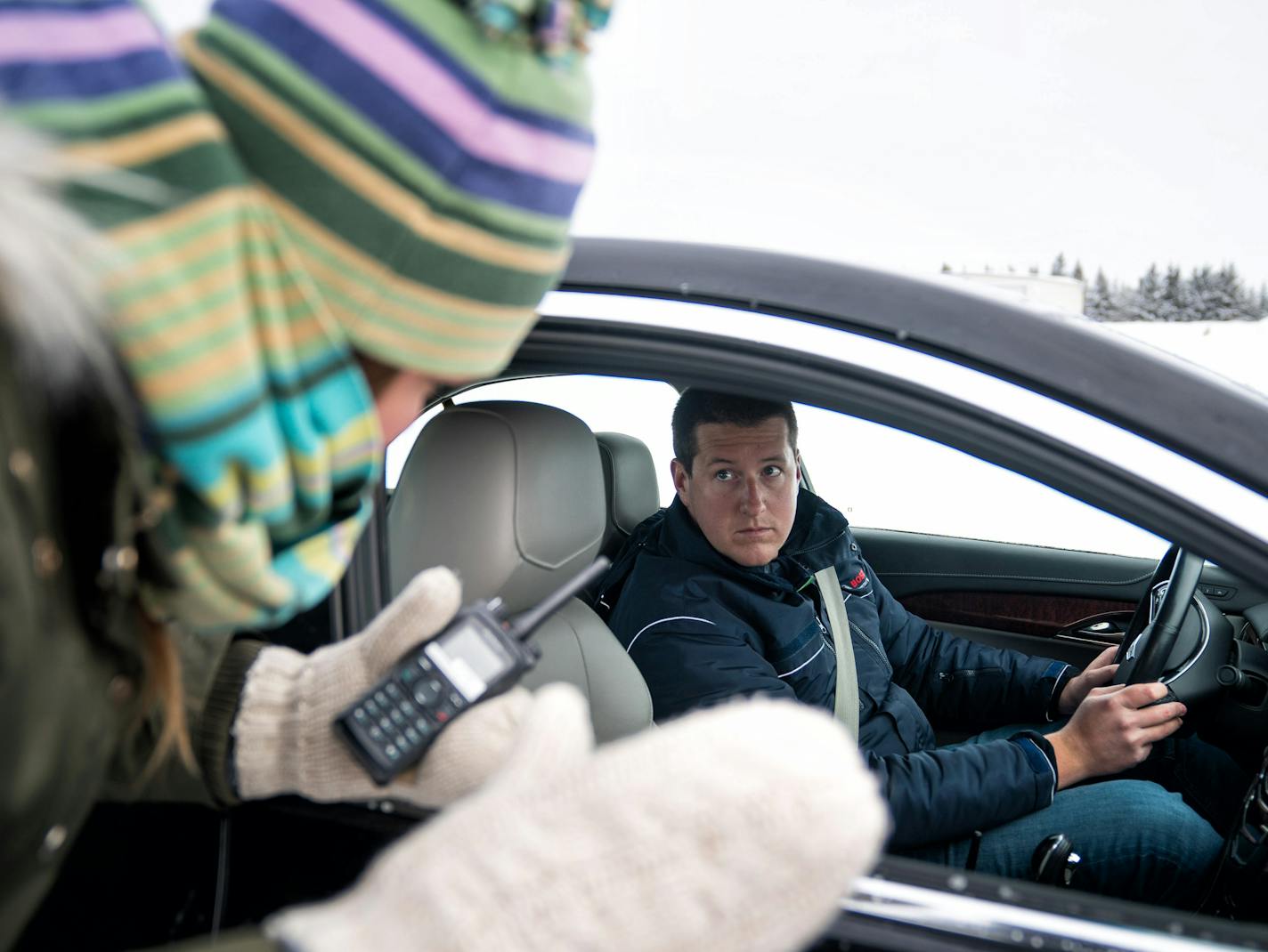 Bosch precision driving instructor Greg Vandersluis talked with senior marketing analyst Michelle Duhadway at a test course at the winter test facility in Baudette, Minn. ] GLEN STUBBE &#x2022; glen.stubbe@startribune.com Tuesday, February 5, 2019 In the far north woods of Minnesota, just miles from the Canadian border, auto makers from around the world send their cars to the Bosch complex in Baudette for severe cold-weather testing. Professional drivers put vehicles through torture tests design