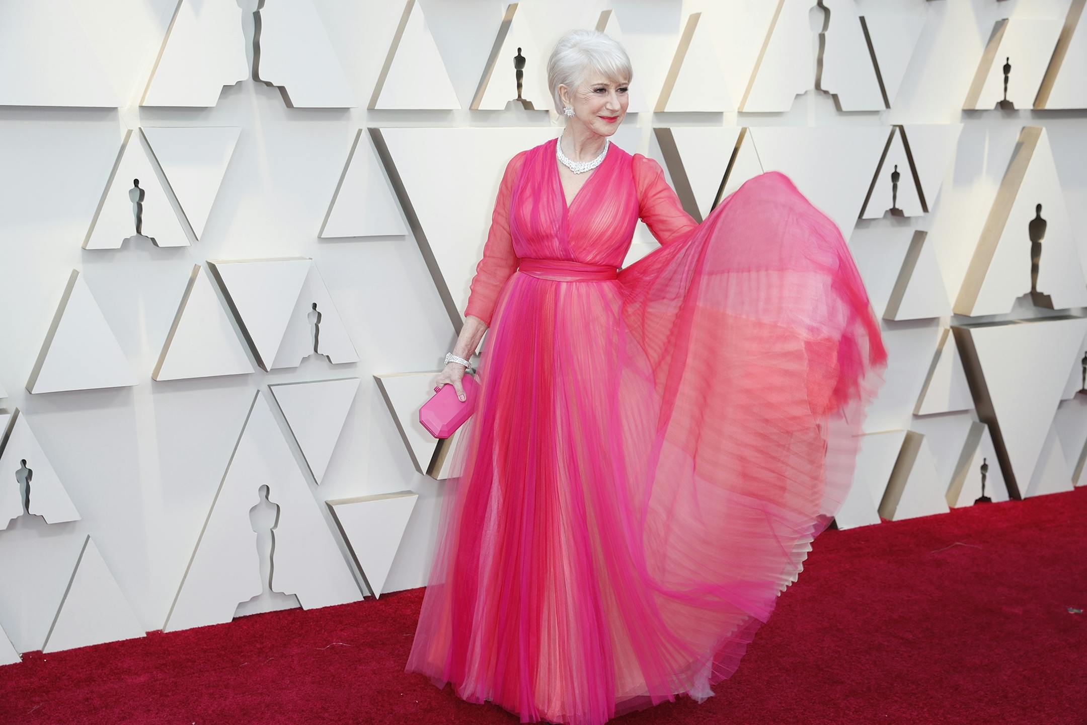 Helen Mirren during arrivals at the 91st Academy Awards on Sunday, Feb. 24, 2019, at the Dolby Theatre at Hollywood & Highland Center in Hollywood, Calif.