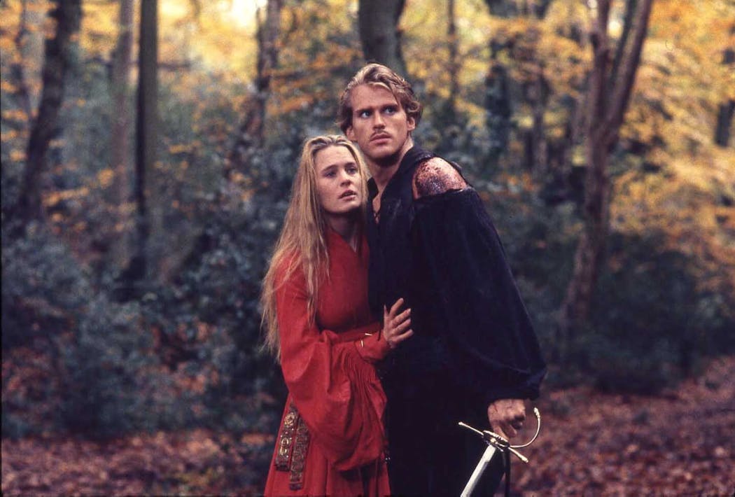 Robin Wright and Cary Elwes in “The Princess Bride.”