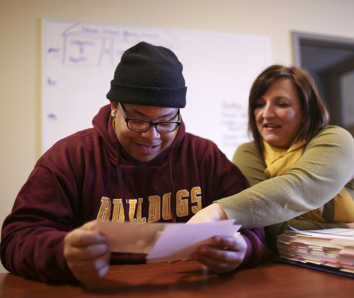 The number of Minnesota foster children removed from their homes after being reunited with their parents, known as the "re-entry rate," has increased in recent years and is now nearly three times the federal standard. Thomas Stone is trying to find stability after more than a decade of turmoil in Minnesota's child foster care system. He was returned to his abusive father a half-dozen times. Now 19 and living on his own, he's thinking about getting his case file that details his childhood in the