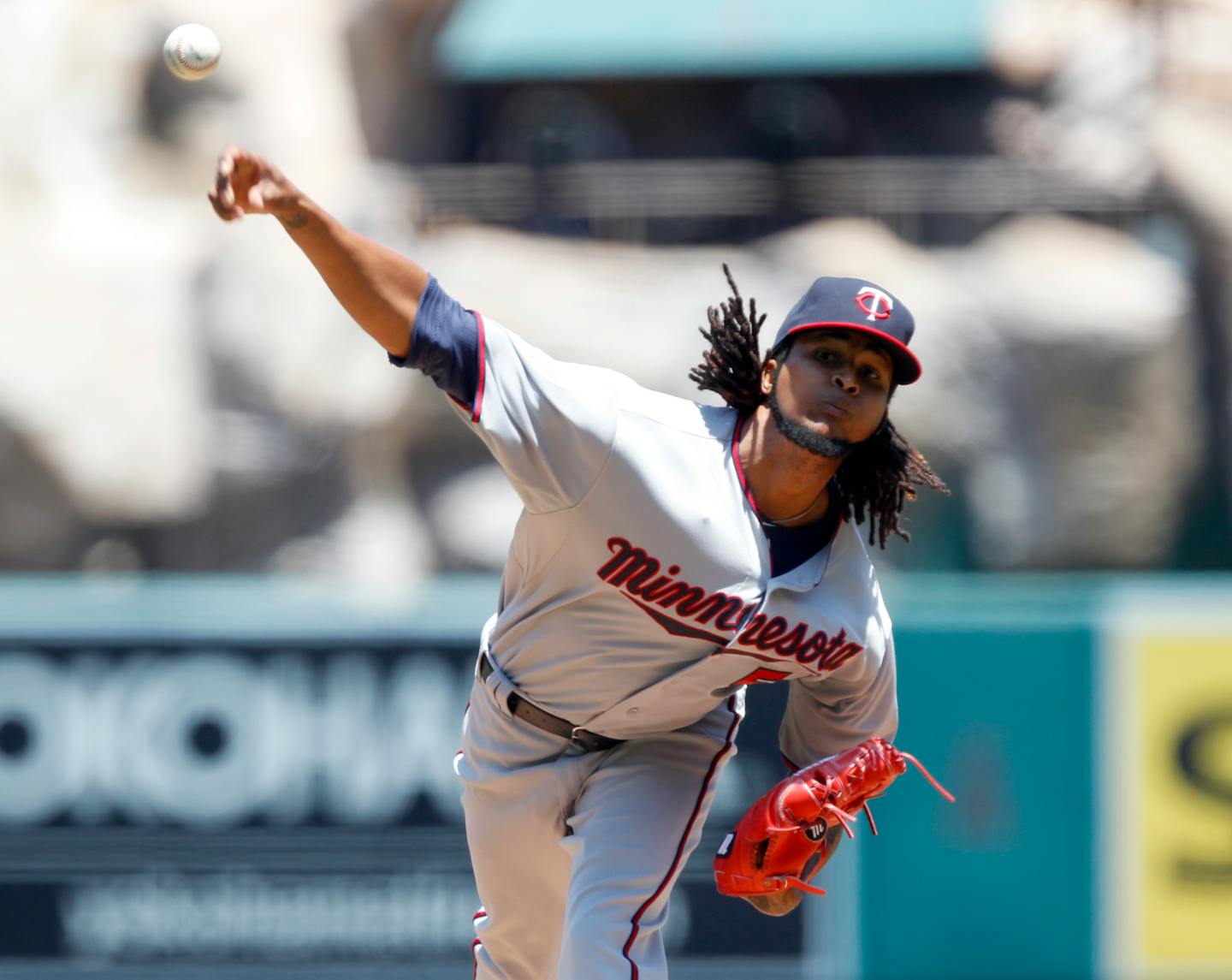 Minnesota Twins starting pitcher Ervin Santana