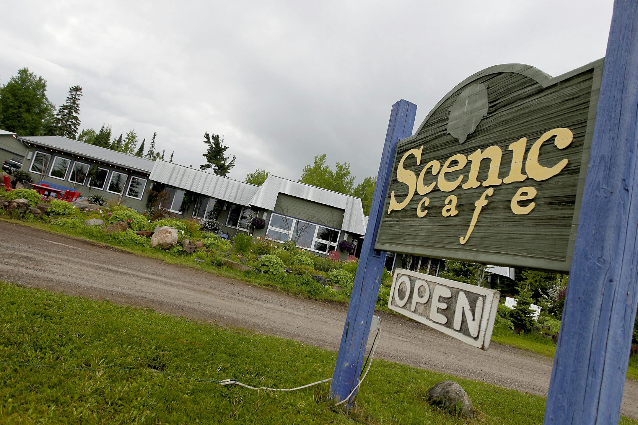 The New Scenic Cafe is located on scenic drive and is surrounded by gardens, Thursday, June 20, 2013 in Duluth, MN. (ELIZABETH FLORES/STAR TRIBUNE) ELIZABETH FLORES • eflores@startribune.com