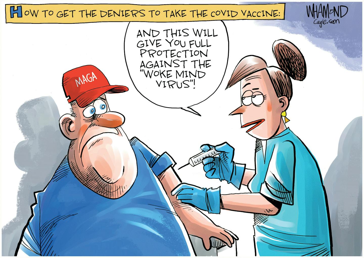 Editorial cartoon: Dave Whamond on vaccination