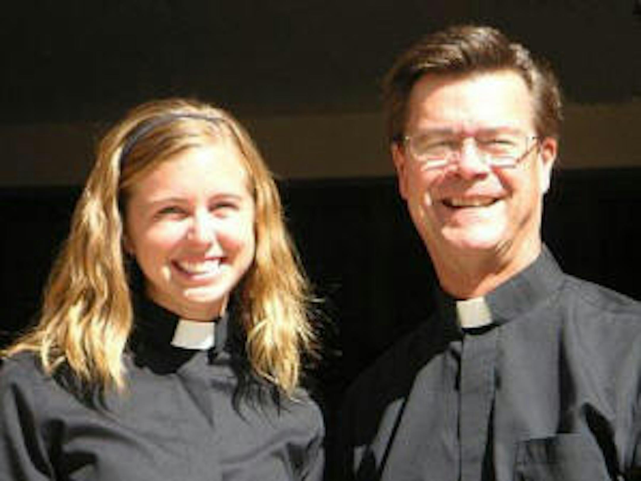 The Rev. Meta Carlson and the Rev. Mark Hallonquist