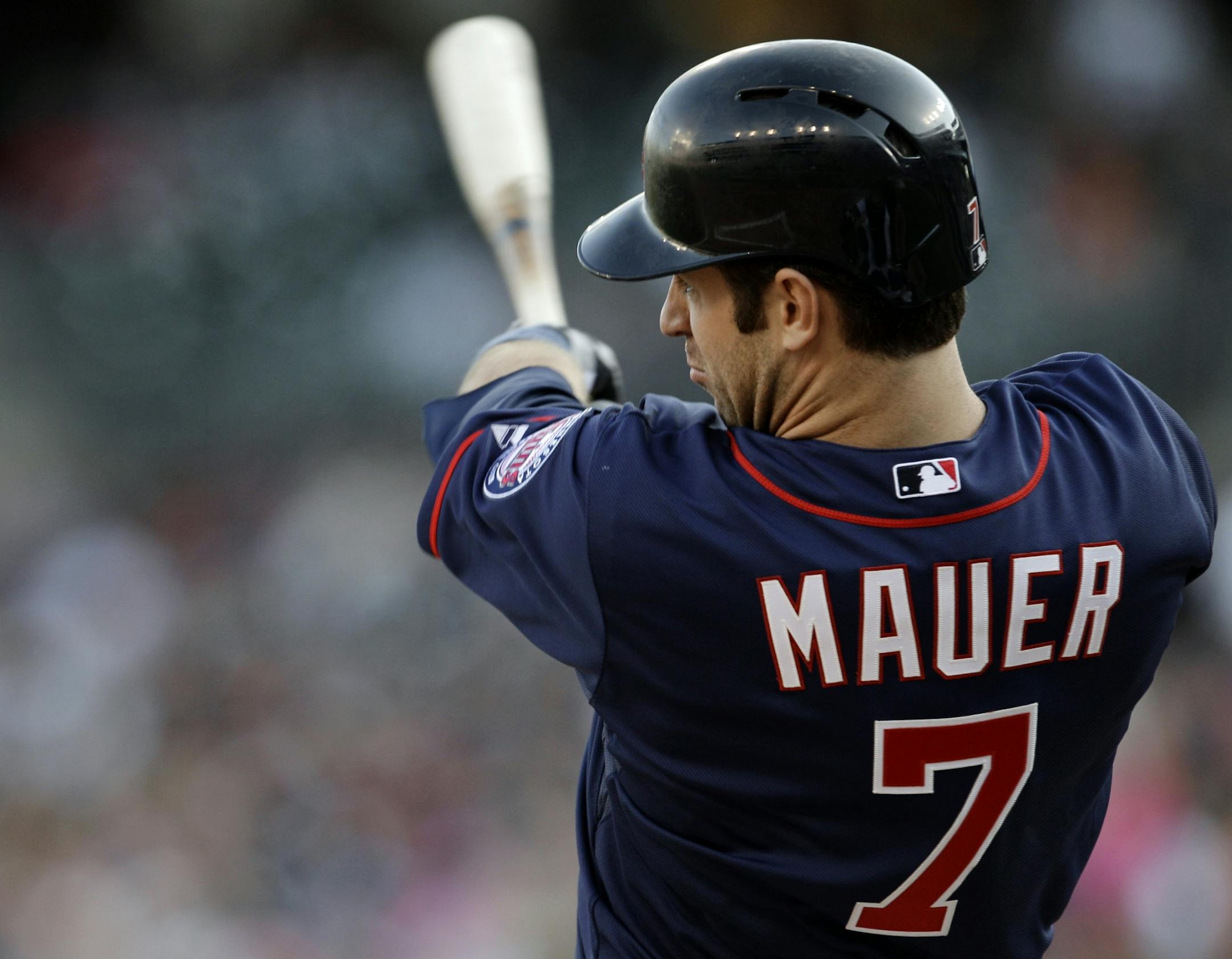 Twins catcher Joe Mauer