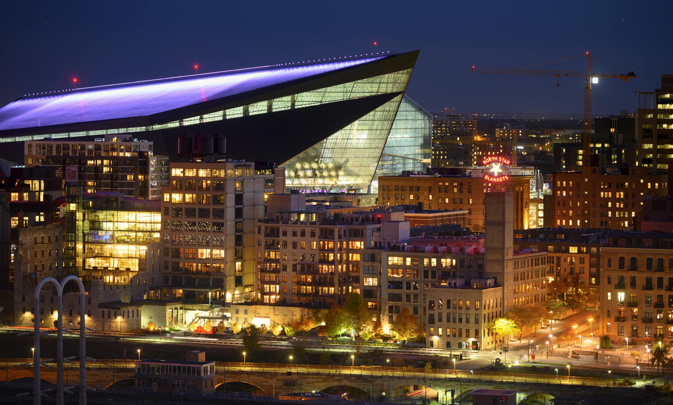 **DO NOT USE PHOTOS** EXCLUSIVE FOR STAR TRIBUNE MAGAZINE ] Aaron Lavinsky • aaron.lavinsky@startribune.com The Minneapolis Mill District for the Star Tribune Magazine, photographed Tuesday, Oct. 29, 2019. ORG XMIT: MIN1911121840472233