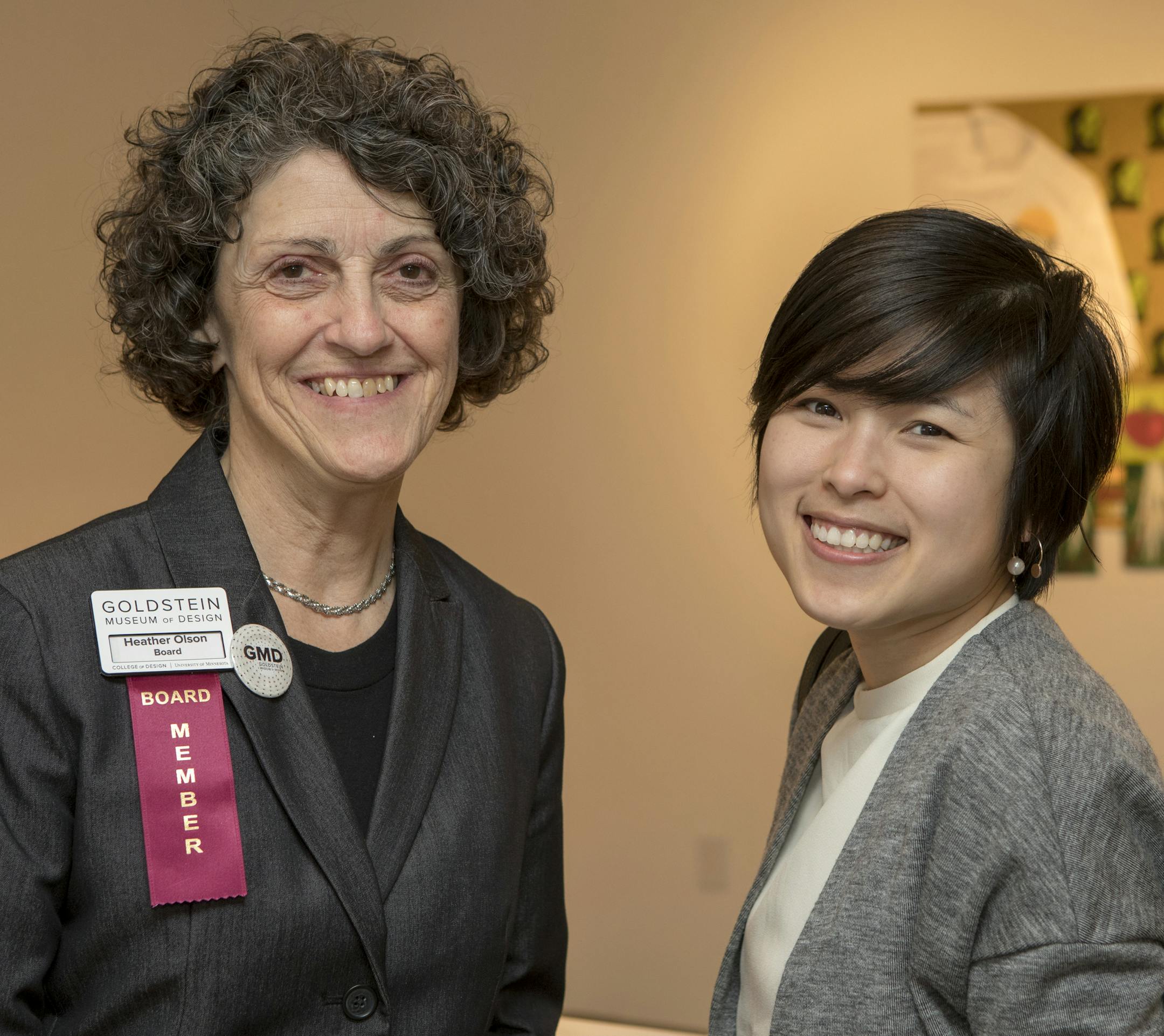 Heather Olson and Jessica Huang at Cocktails by Design. [ Special to Star Tribune, photo by Matt Blewett, Matte B Photography, matt@mattebphoto.com, Goldstein Museum of Design, Cocktails by Design, March 22, 2018, Minnesota, SAXO 1005784328 FACE040118