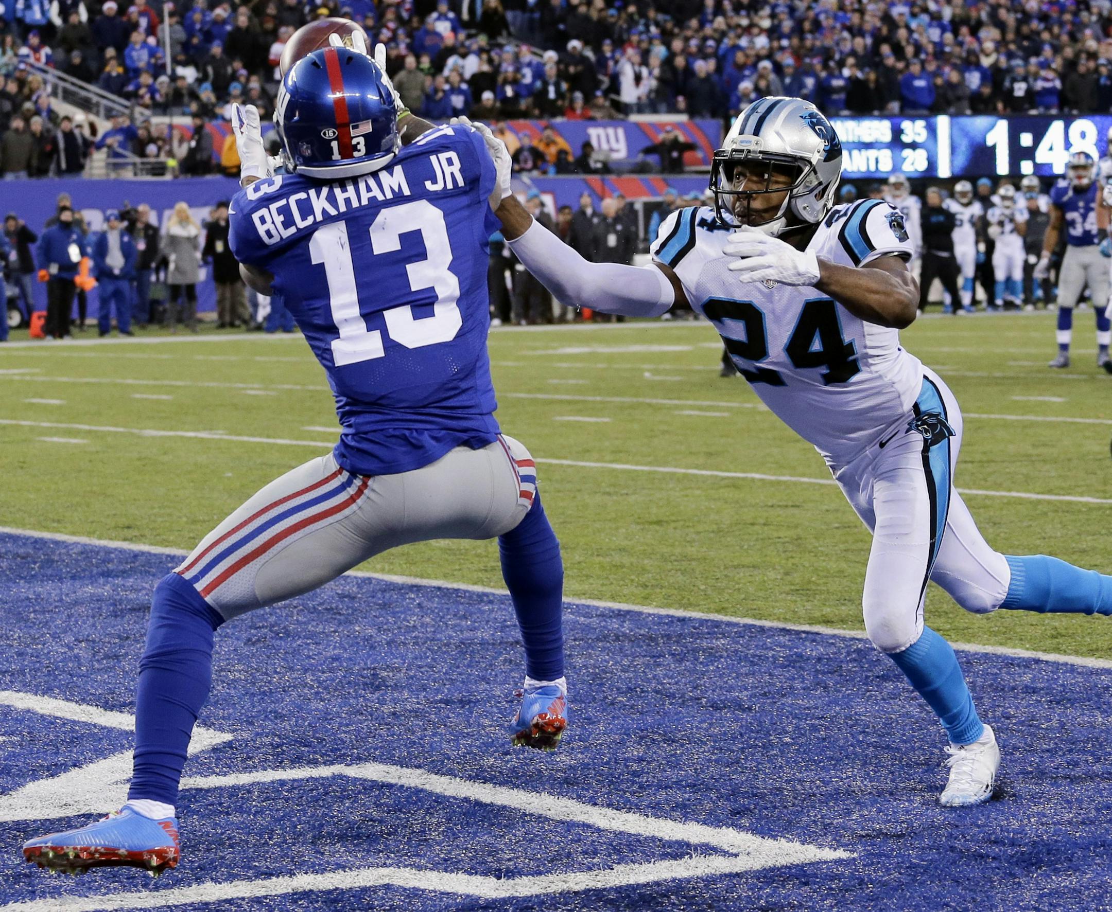 New York Giants wide receiver Odell Beckham (13)