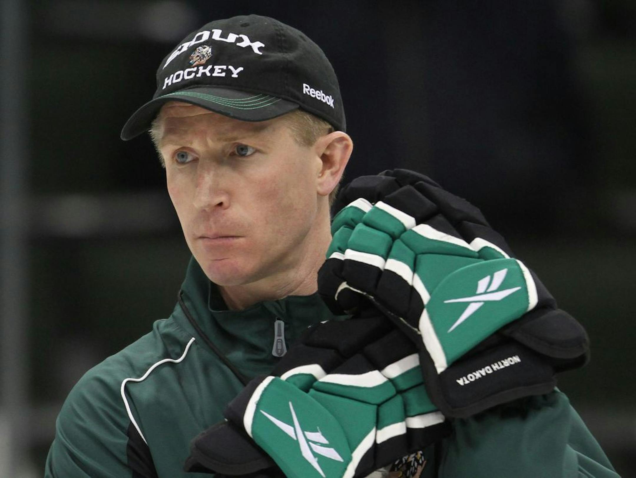 University of North Dakota men's hockey coach Dave Hakstol said the consequences of keeping the nickname are too great for the school's athletic program.