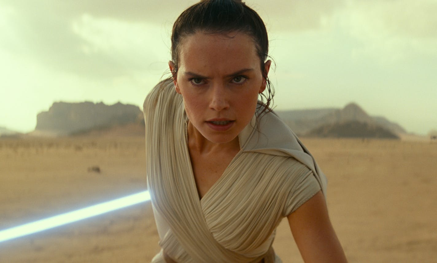 Daisy Ridley as Rey in "Star Wars: The Rise of Skywalker."