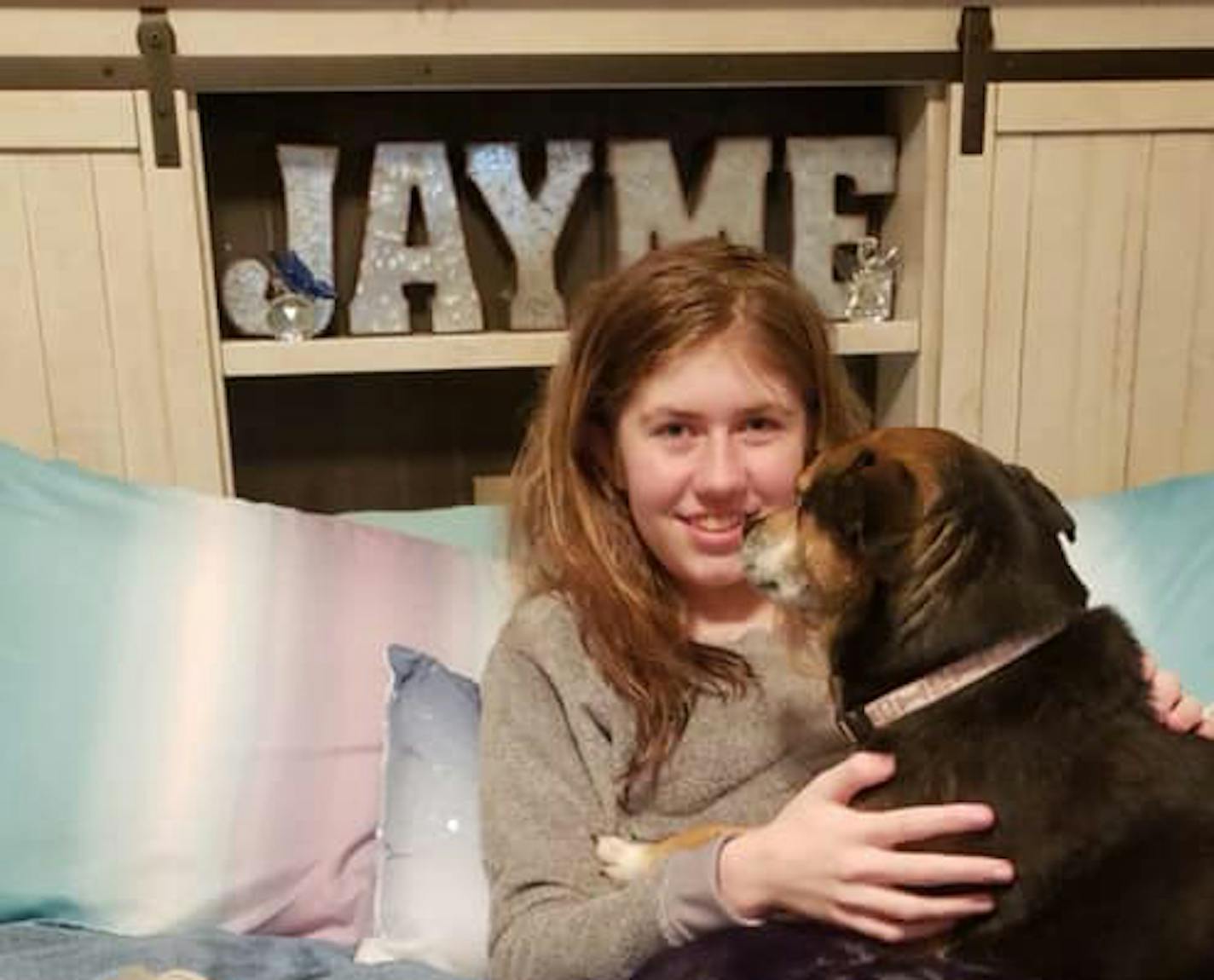 A photo of Jayme Closs posted last January to Facebook by her aunt Jennifer Smith.