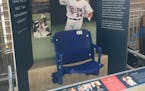 The seat where Kirby Puckett's Game 6 home run landed is part of an exhibit in the Twins' Digital Clubhouse at Target Field.