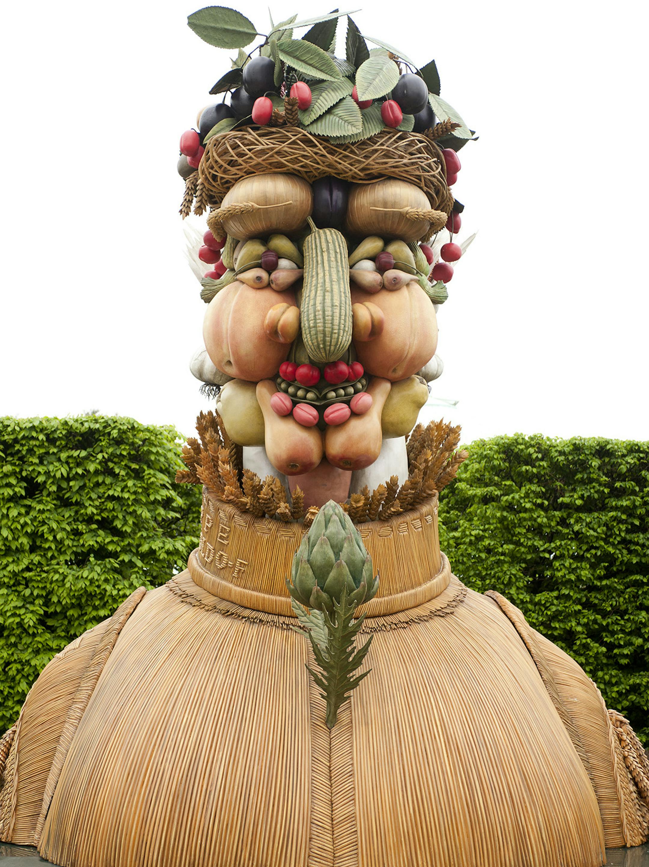 Philip Haas, Summer. Painted fiberglass sculpture in situ at The New York Botanical Garden, 2013. Courtesy the artist and The New York Botanical Garden. Photo by Jodi Gibson.