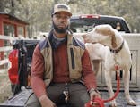 Durrell Smith, with his pointer, Jughead. Smith, a hunter, artist and conservationist, will visit Minneapolis on Sept. 9 as part of an event centered 