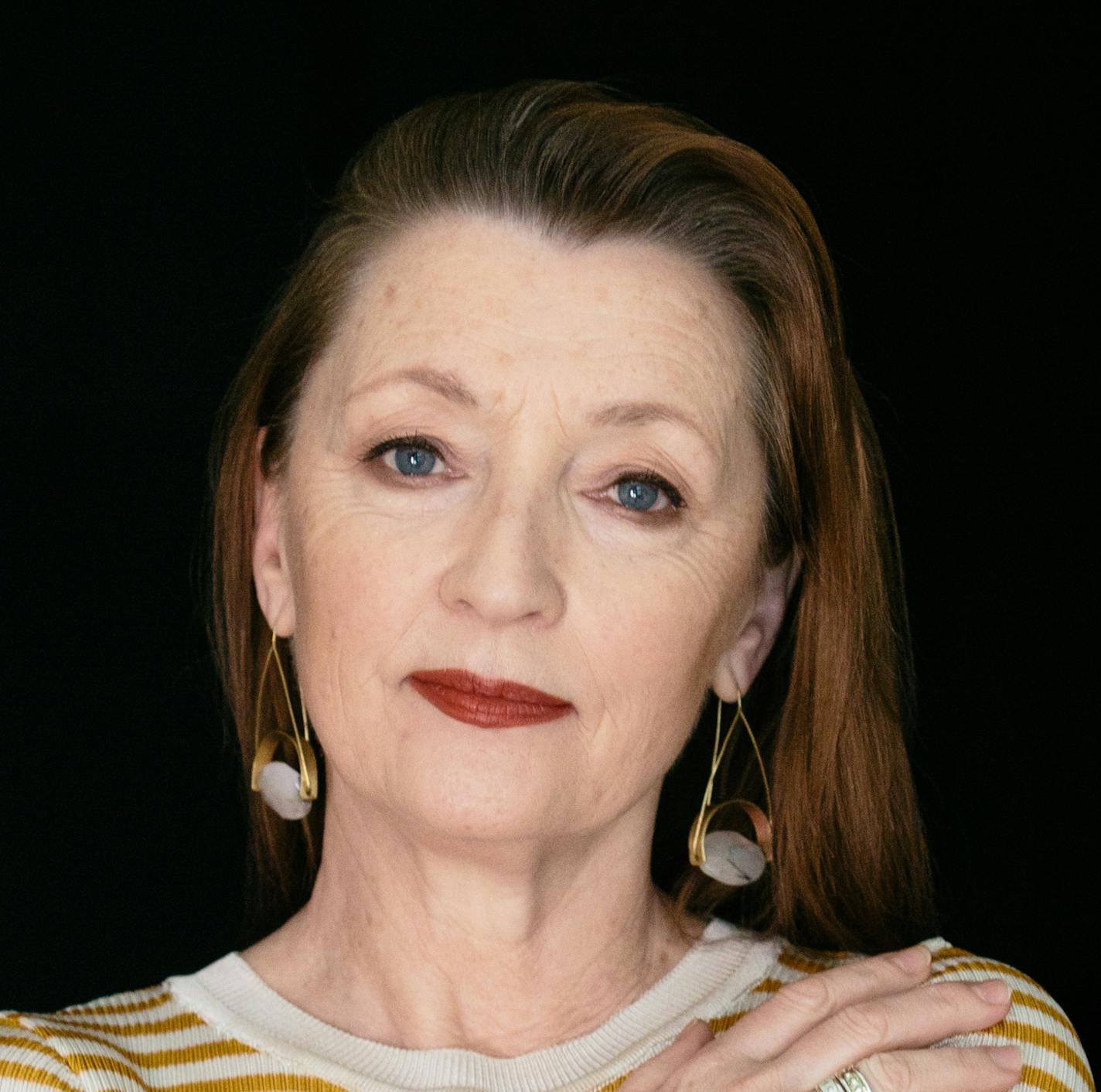 Lesley Manville poses for a portrait at the Brooklyn Academy of Music&#xed;s Harvey Theater in New York, May 8, 2018. Manville plays the morphine-addicted mother in Eugene O&#xed;Neill&#xed;s &#xec;Long Day&#xed;s Journey Into Night,&#xee; which has arrived in New York after runs in London and Bristol. (Annie Tritt/The New York Times)